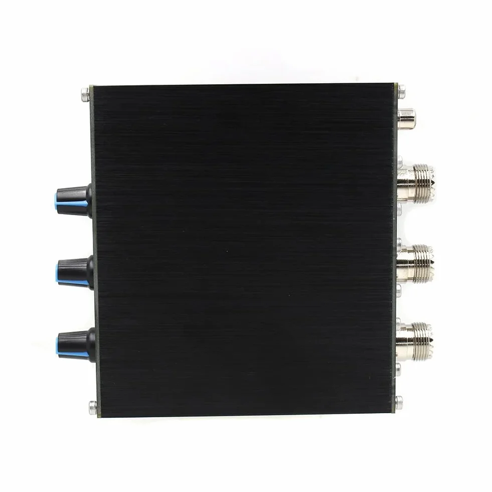 Canulador de señal QRM HF X-fase 1MHz-30MHz aleación de aluminio con dial y botón