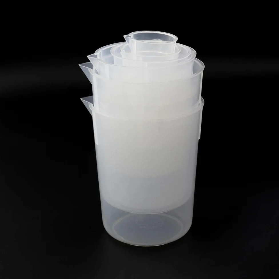 ULAB Scientific juego de vasos de plástico graduados