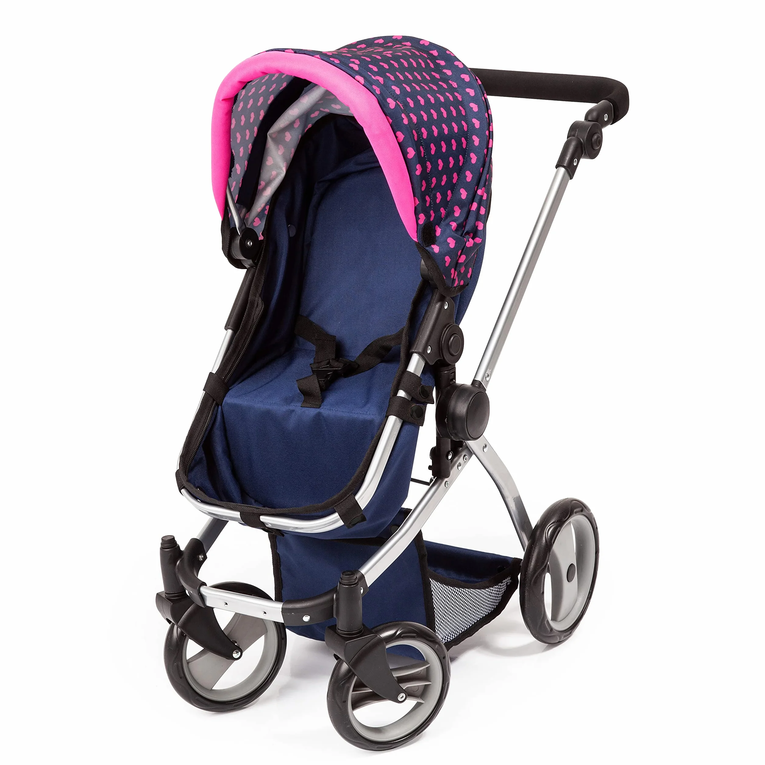 Bayer Design Set de Cochecito para muñecas Grandes Combi Milano Altura Ajustable