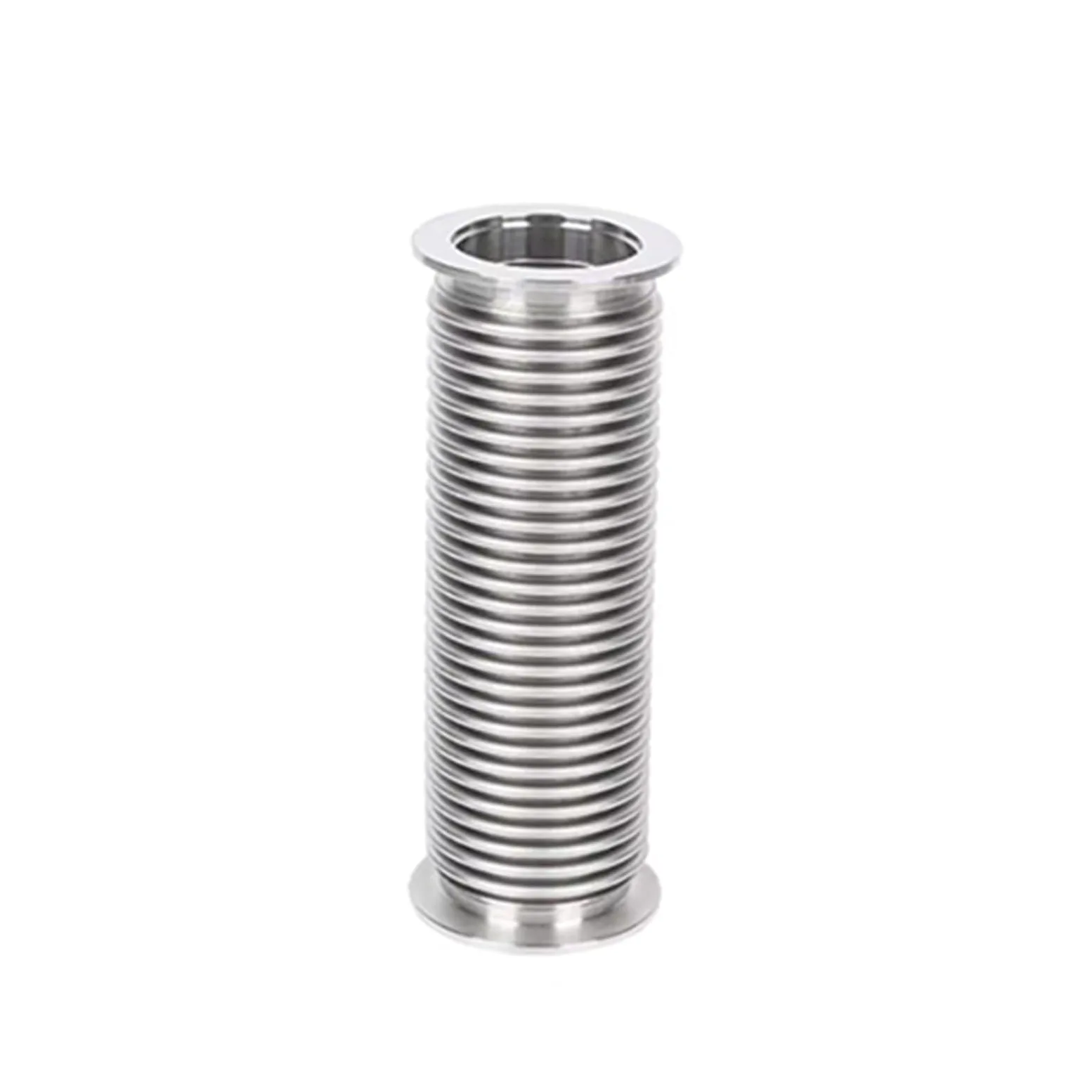 Accesorio de tubería de manguera flexible de fuelle de alto vacío - Acero inoxidable 304, KF16, KF25, KF40, KF50, 100-500 mm de longitud(Hard Bellows,KF25,200mm)