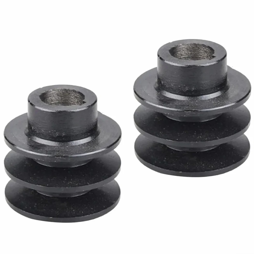 Polea de correa en V de doble ranura para motor 168 F 170 F (20 mm)