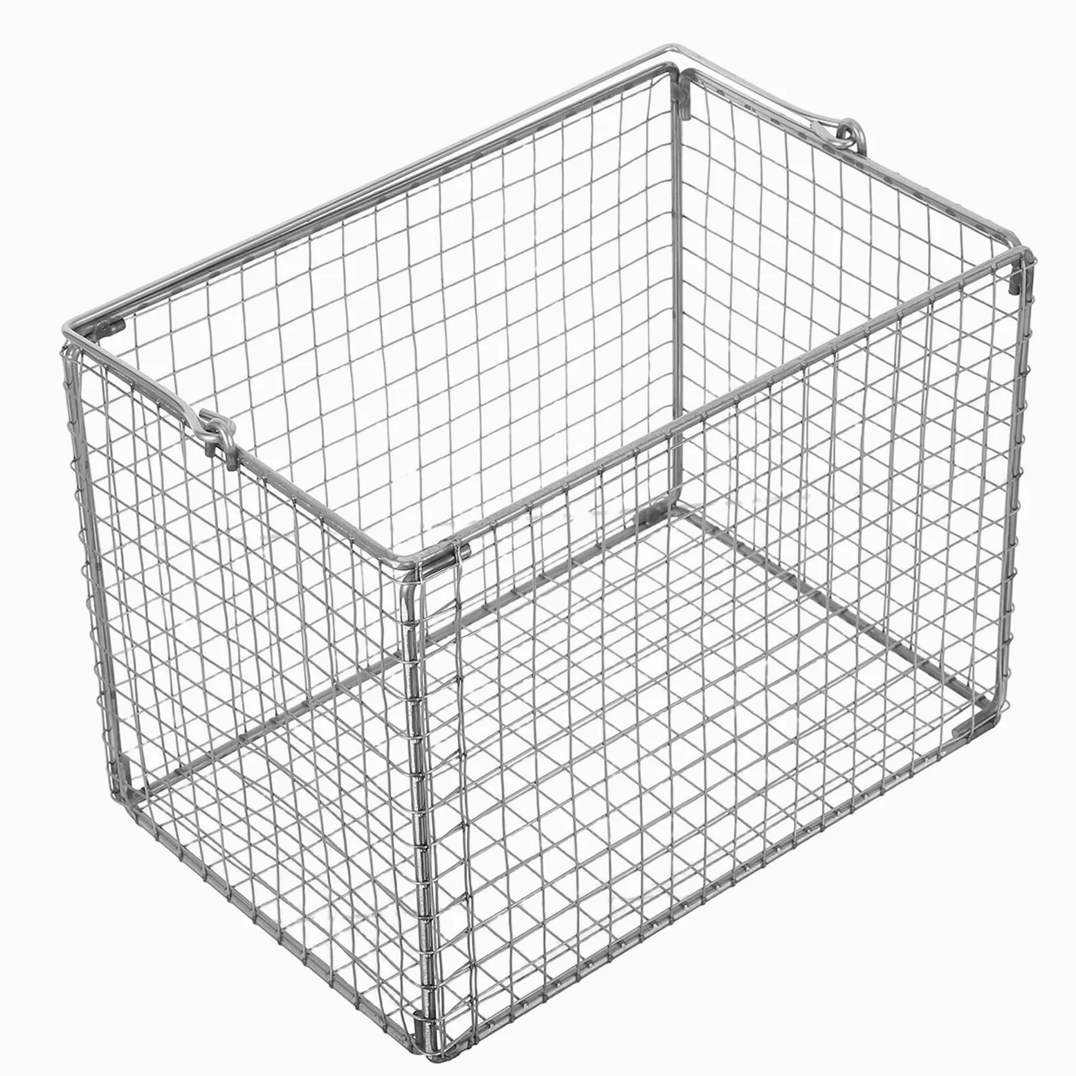 Ciieeo Cesta de Limpieza Ultrasónica de Alta Temperatura Cesta de Acero Inoxidable para Inmersión y Escurrido para Precisión y Uso Laboratorio