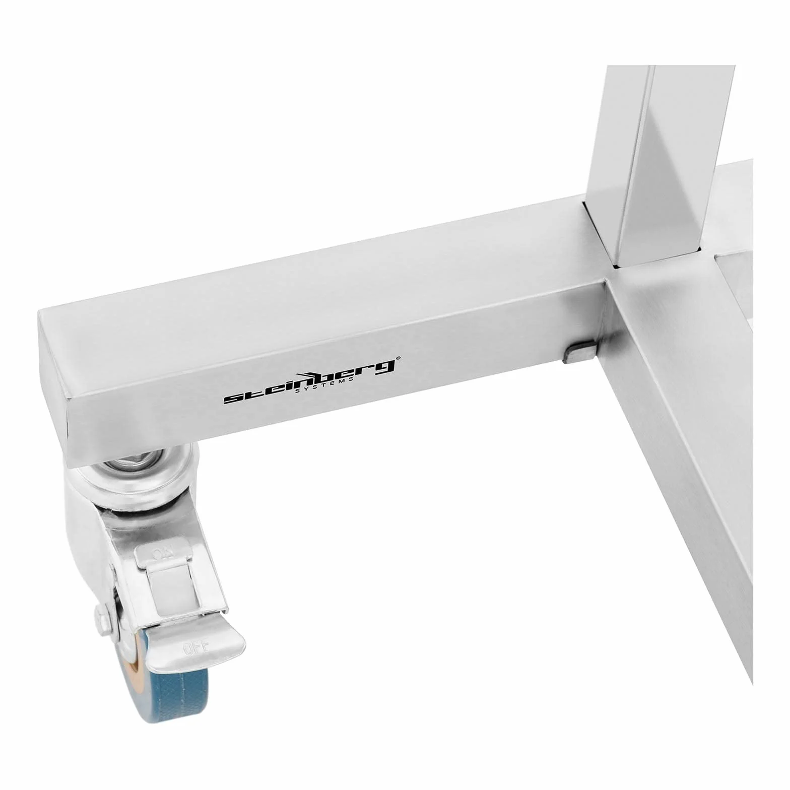 Steinberg Systems SBS-LF-151 - Mesa de instrumentos móvil (600 x 400 mm, altura regulable, 2 3 carritos de instrumentos, altura regulable, acero inoxidable)