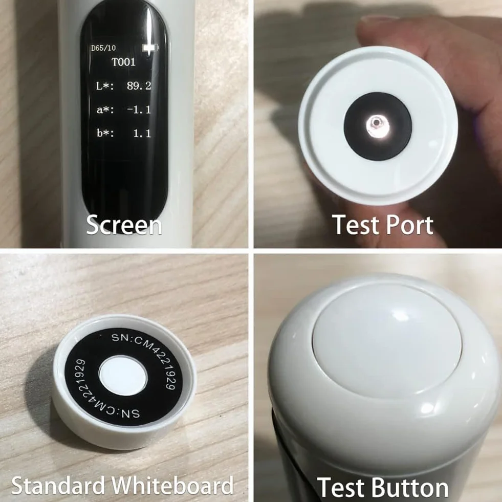 Mini Colorímetro, Analizador de Color Digital para Capturar, Igualar y Medir Valores de Pintura