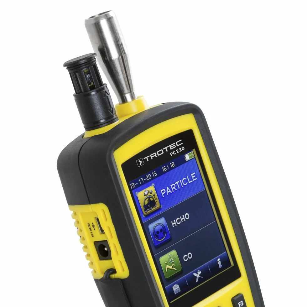 TROTEC Contador de partículas PC220 Incl. Certificado de calibración