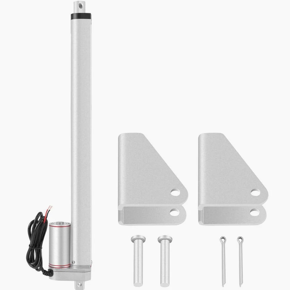 Actuador lineal de 350 mm, DC 24 V 750N Motor de actuador lineal de carrera eléctrica de línea recta para Auto Car RV Abridor de puerta eléctrico Vehículos Barcos TV Mesas elevadoras