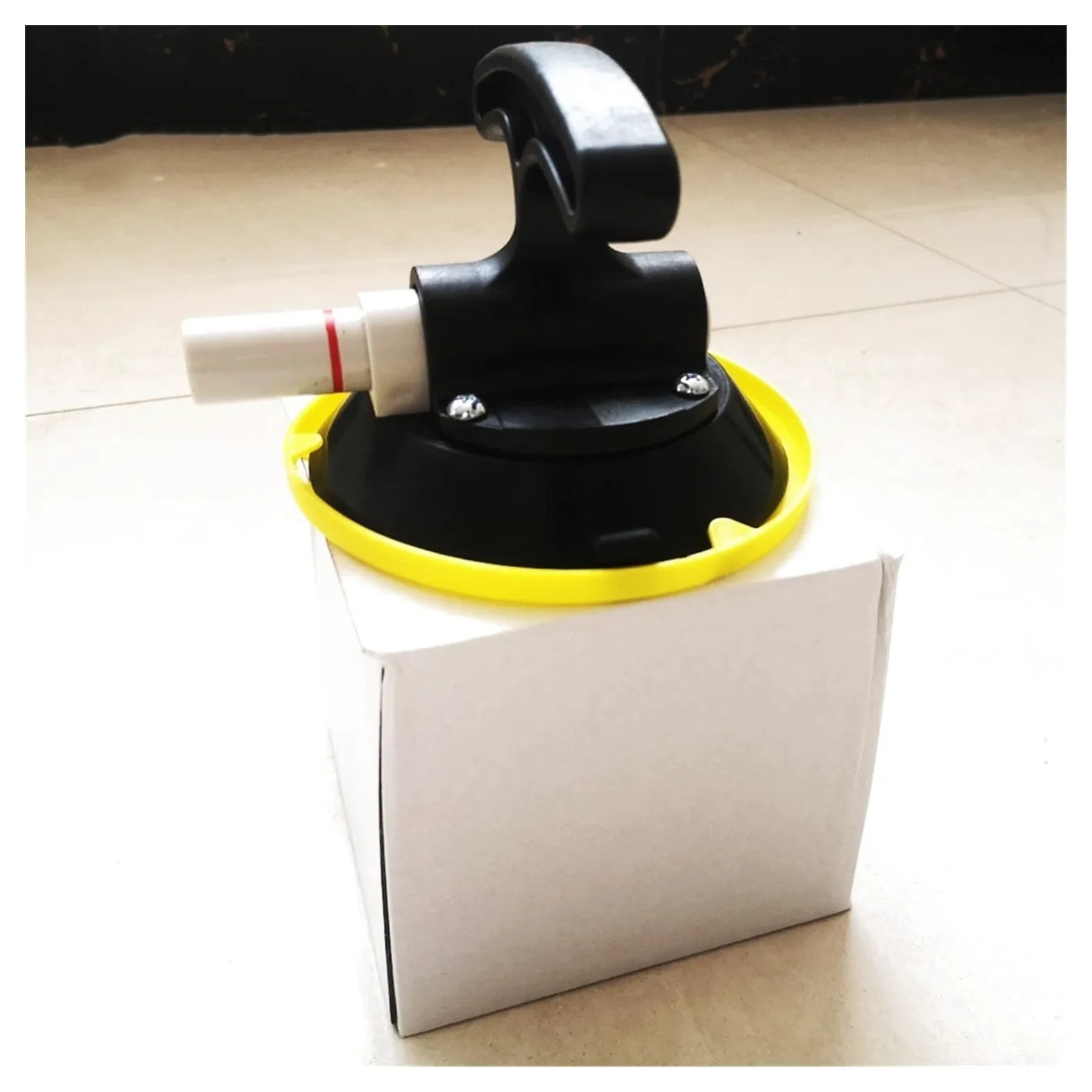 Copa de succión al vacío 6 pulgadas utilizada for el levantador y moviendo mango plástico vidrio azulejo. abdominales bomba para tirar y levantar(2PCS)