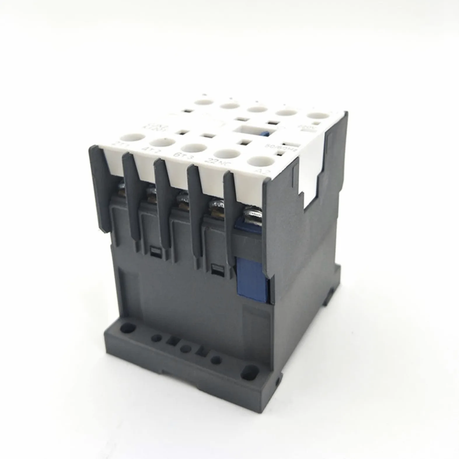 Contactor CJX2-K1201 Bobina de 220 voltios Carril DIN de 35 mm 12a Tres Polos 3p 1nc AC Contactores Electricidad Industrial