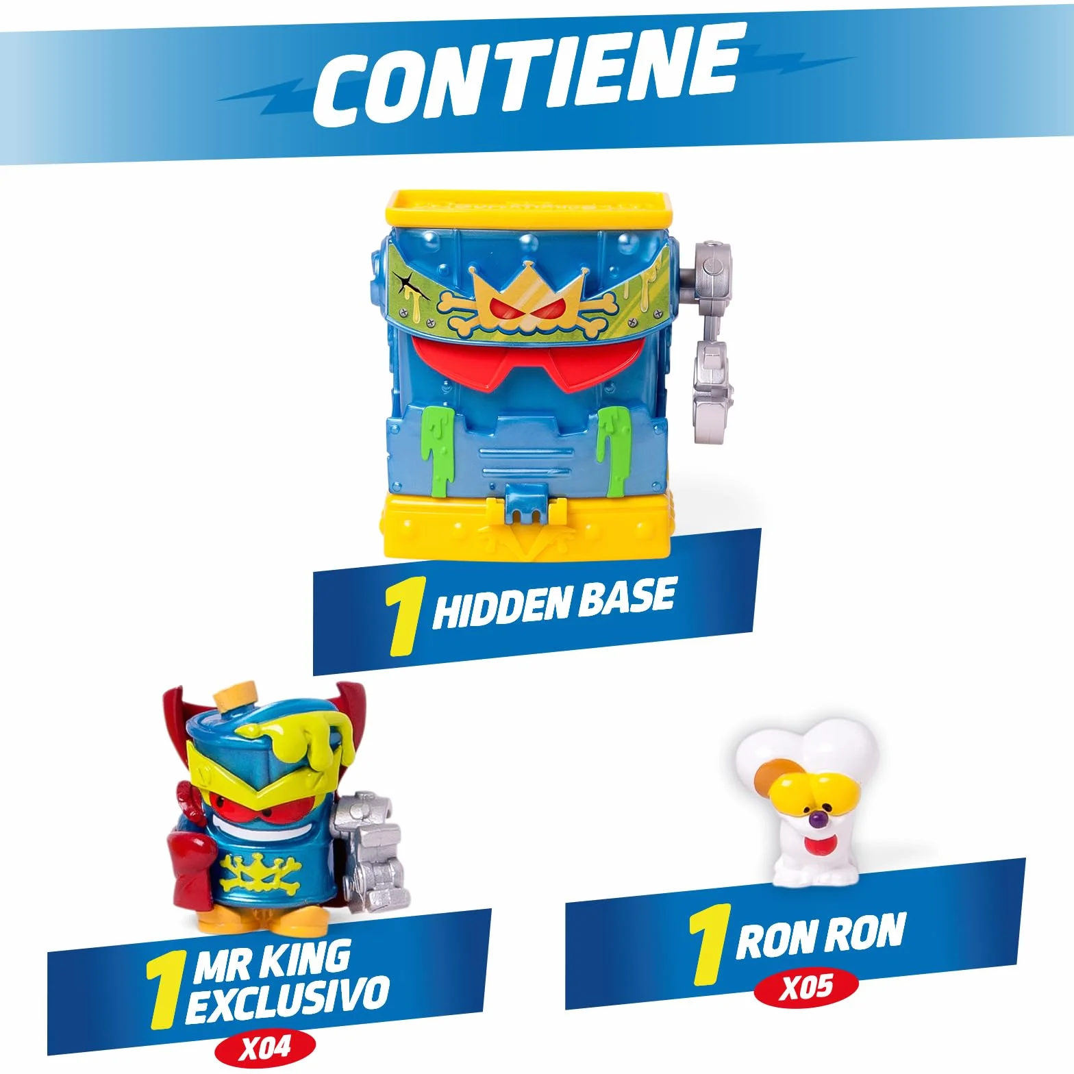 SUPERTHINGS KAZOOM Power Hidden Base Mr. King Guarida Serie TV