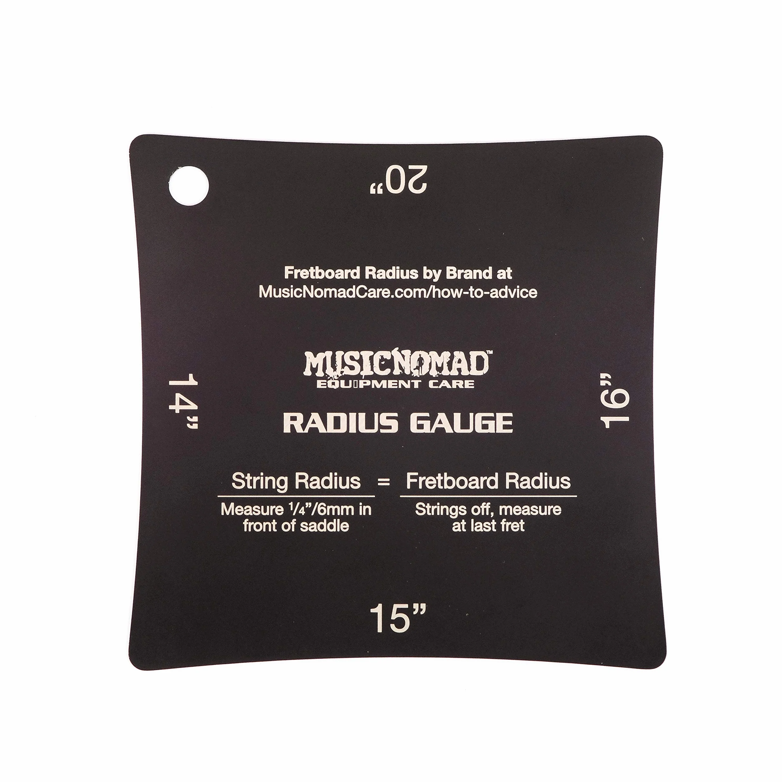 MusicNomad MN603 Precision Kit de herramientas para medir radios y cables (2 unidades)