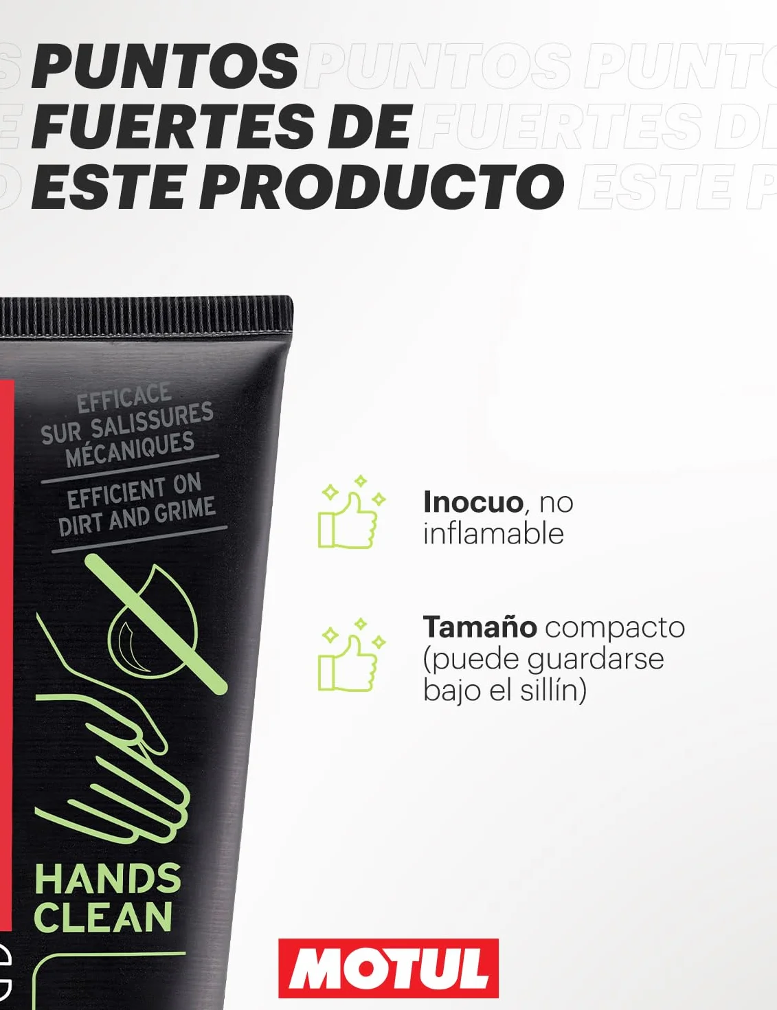 MOTUL Limpiador Manos sin Agua