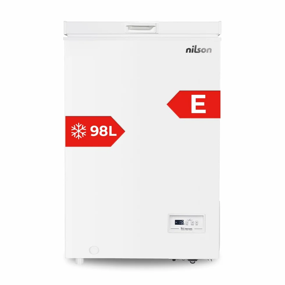 Nilson Congelador Horizontal Blanco NCH1001EDC 98 Litros Dual Cooling 4 Star Super Congelación