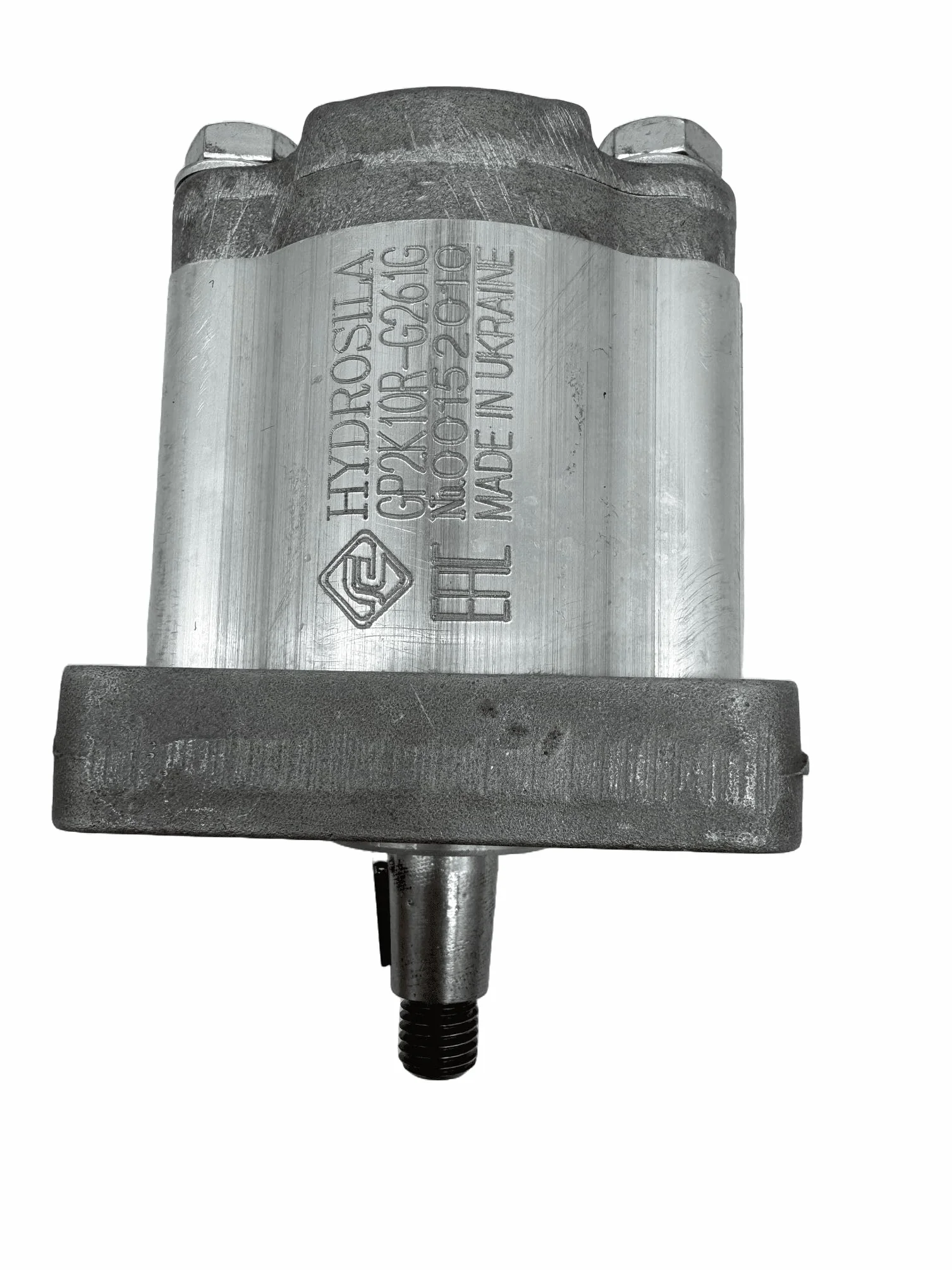 Bomba Hidráulica 15 L/min (10 cc/rev), 250 bar, Eje Cónico 1:8, Puertos GAS (BSP), Montaje Europeo marca Hydrosila. Bomba para Tractor, Bomba para Prensa Hidráulica y Grupo Hidráulico