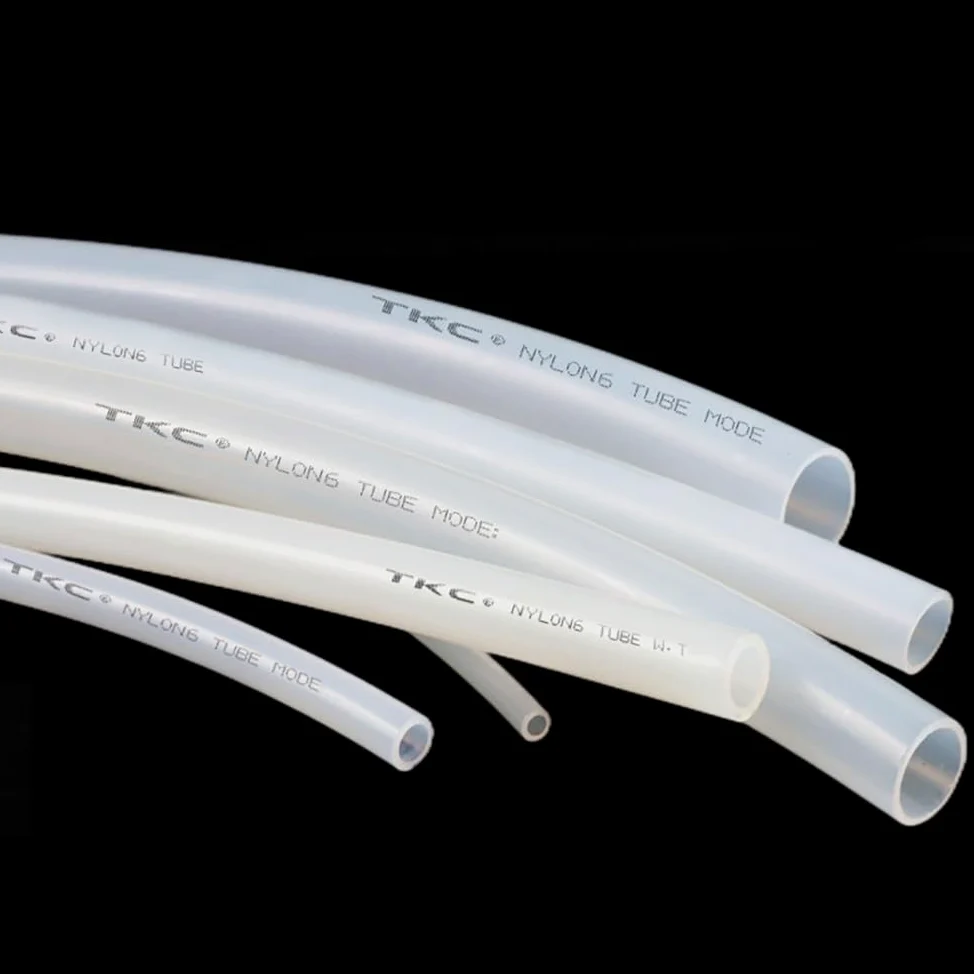 Tubo De Nailon PA6 Translúcido De Alta Presión De 5M, Tubo Rígido De Poliamida for Compresor De Aire, Diámetro Interior De 2mm A 13mm(OD 16 x ID 12mm)