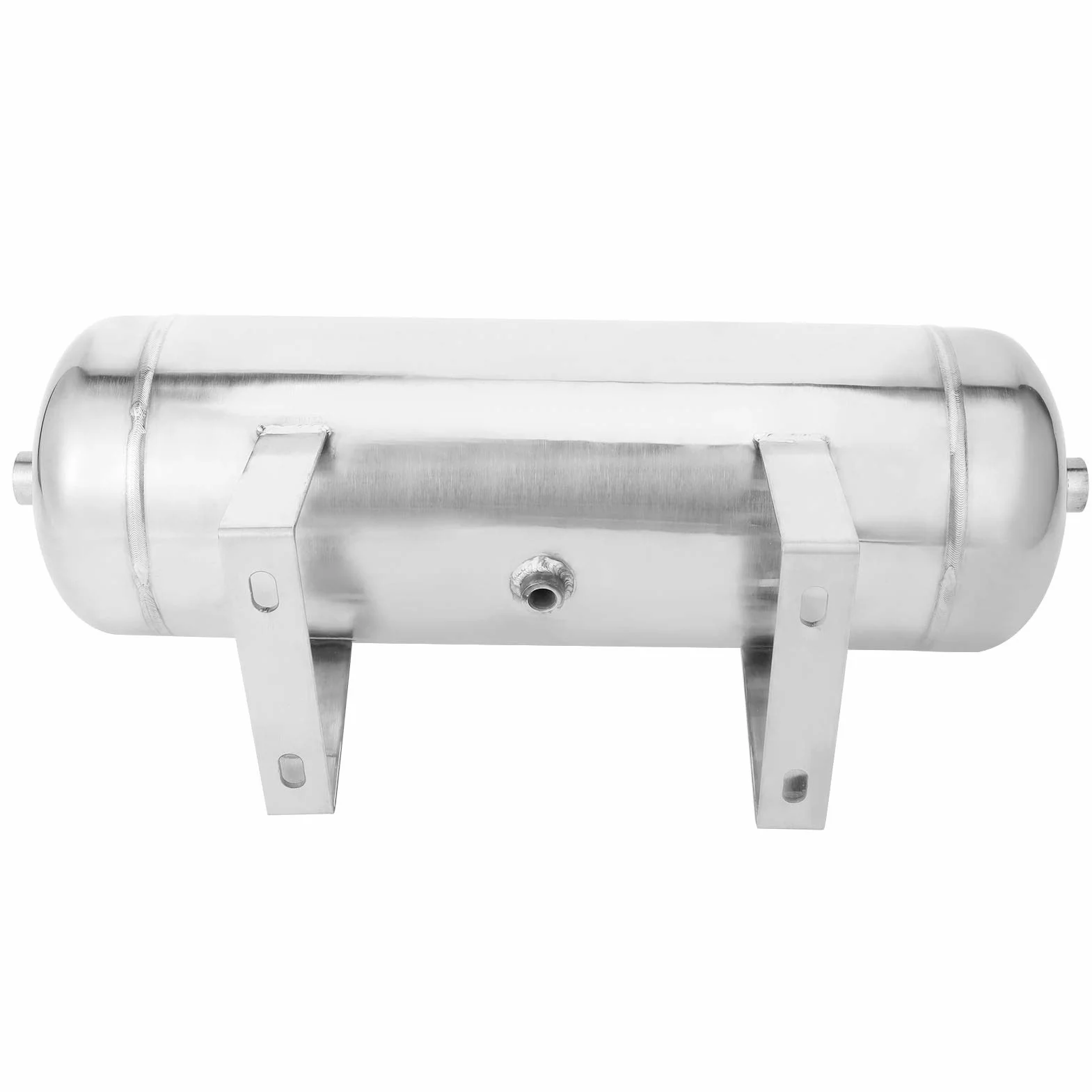 Tanque de Depósito de Aire, Espejo de Acero Inoxidable 10L 1/2 pulg. 1/4NPT, Resistente y Duradero con Soldadura por de Argón para Tanques de Almacenamiento de Energía