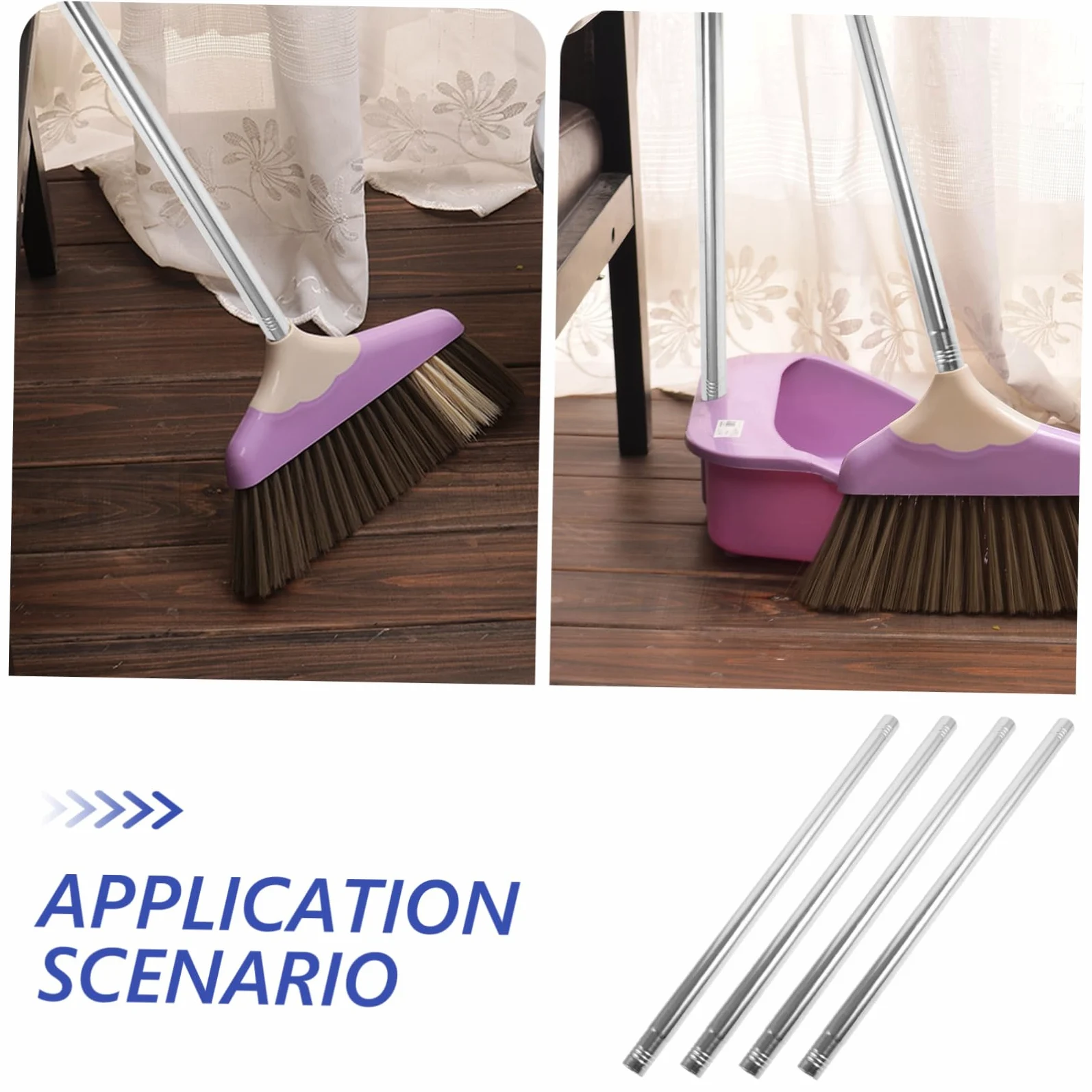 Cabilock 20piezas Mopa De Repuesto Inoxidable Mango De Mopa Compatible Varios Accesorios De Limpieza Diseño Ergonómico y Resistente