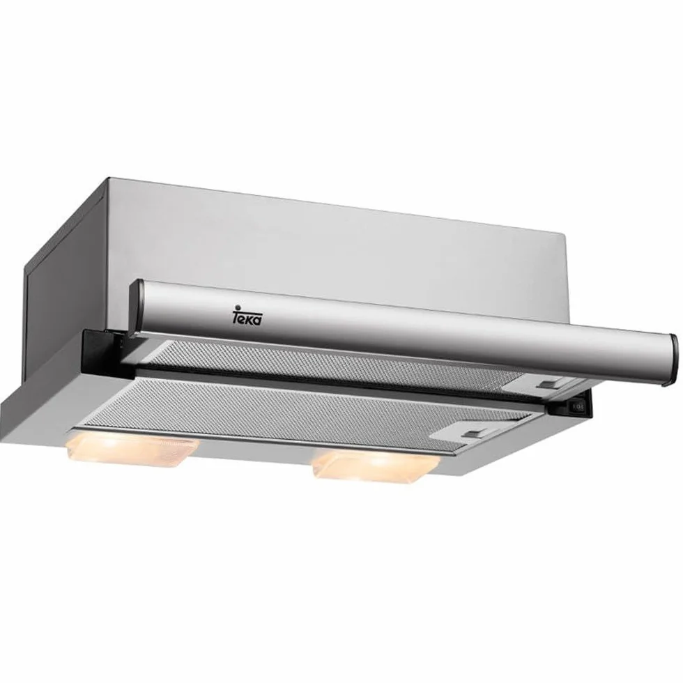 TEKA Campana Extensible Integrada 50 cm Motor Doble Turbina 2 Velocidades LED Extracción 339 m3/h TL1 52