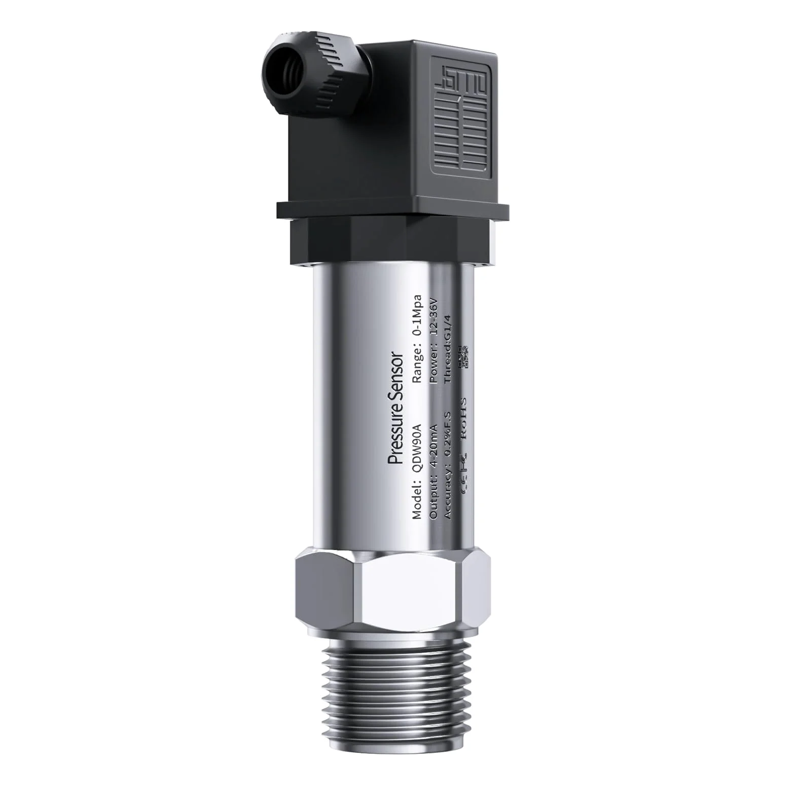Transmisor de presión pequeño 0-1bar 0-5bar 0-10bar Sensor aire agua 4-20mA M20-1.5 transductor rosca G1-4 1 Uds(G1-4 thread,0-100bar)