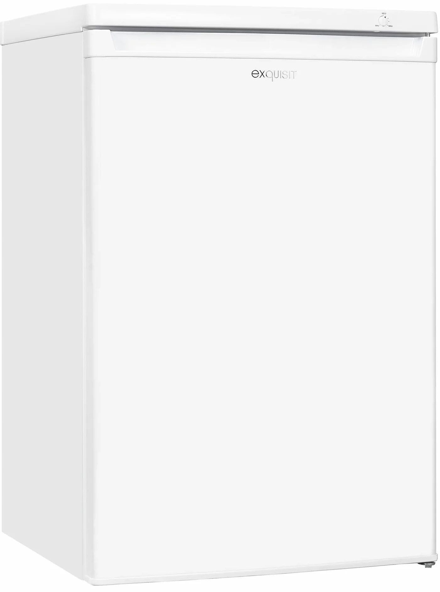 Exquisit Congelador Vertical 91L Blanco Clase E 4 Cajones Puerta Reversible Control Temperatura