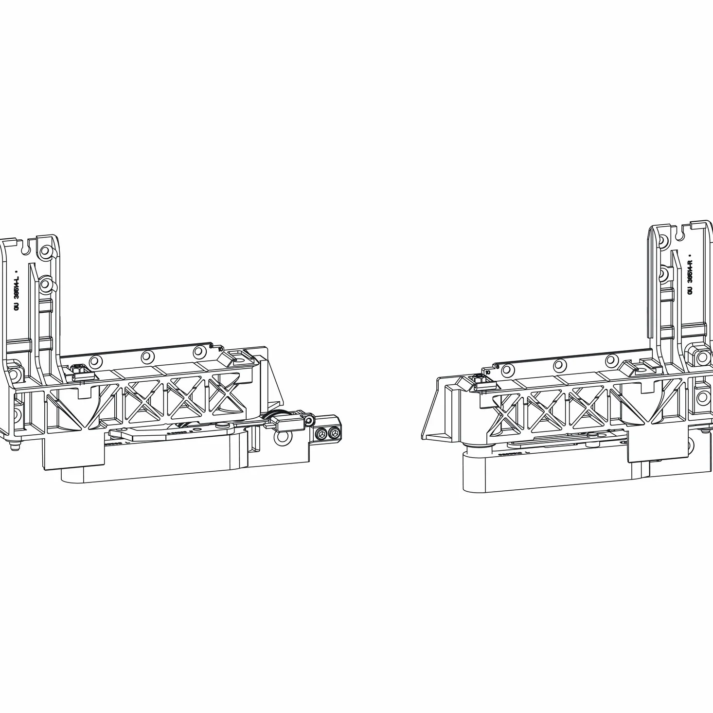 GU 966/200 K-15266-00-R-0 - Carro para correr (DIN derecha)