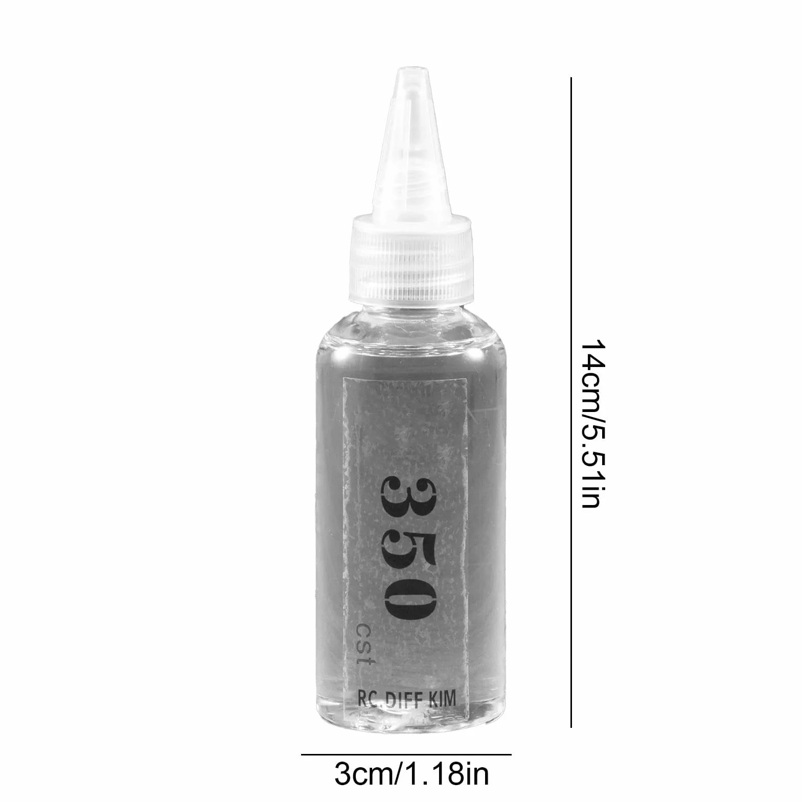 Aceite de amortiguador para coche RC, aceite diferencial de silicona de alta pureza