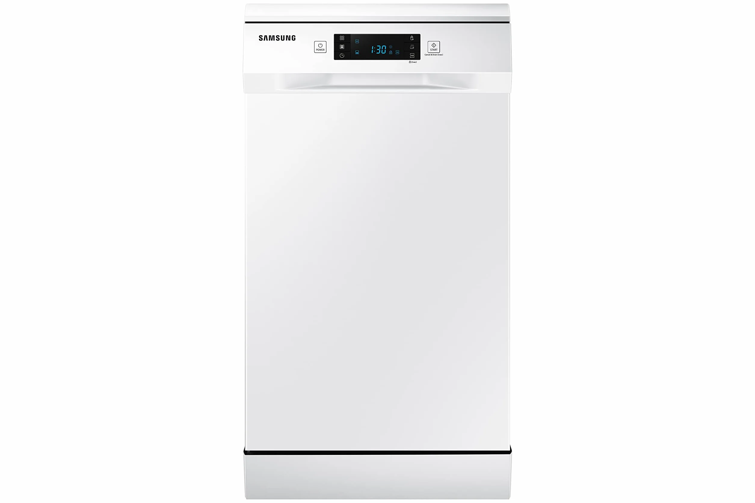 SAMSUNG DW50R4070FW Lavavajillas 10 cubiertos 45cm A++ Libre instalación Blanco