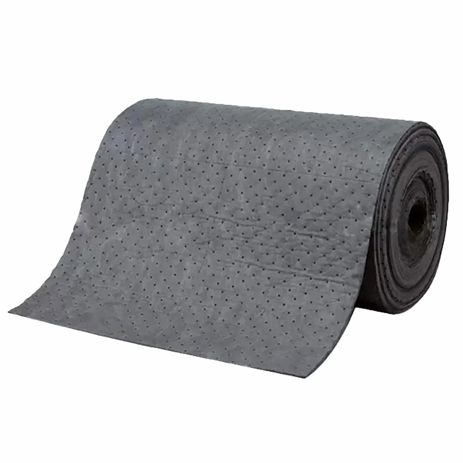 2mm Rollo Almohadillas Absorbentes Universales Aceite Gris, Polipropileno Reutilizable para Líquidos Base Aceite Agua Uso Interiores Exteriores Talleres Fábri(Size:0.4 * 50m,Color:Rollo)