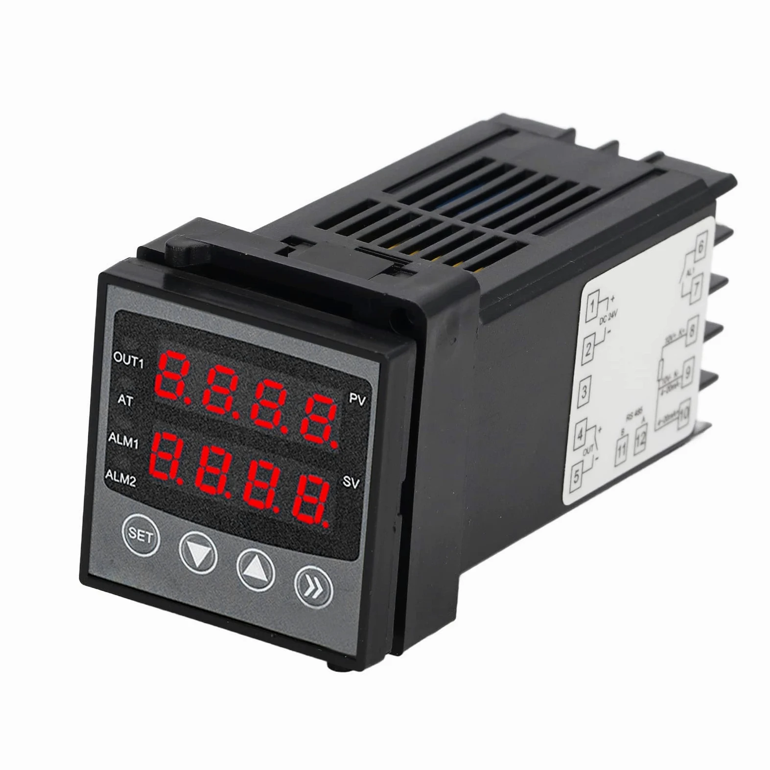 Controlador de Temperatura PID Programa de Alta Precisión Compatible con Termostato Inteligente para Impresión Metalúrgica 1.7x1.7x3.9in