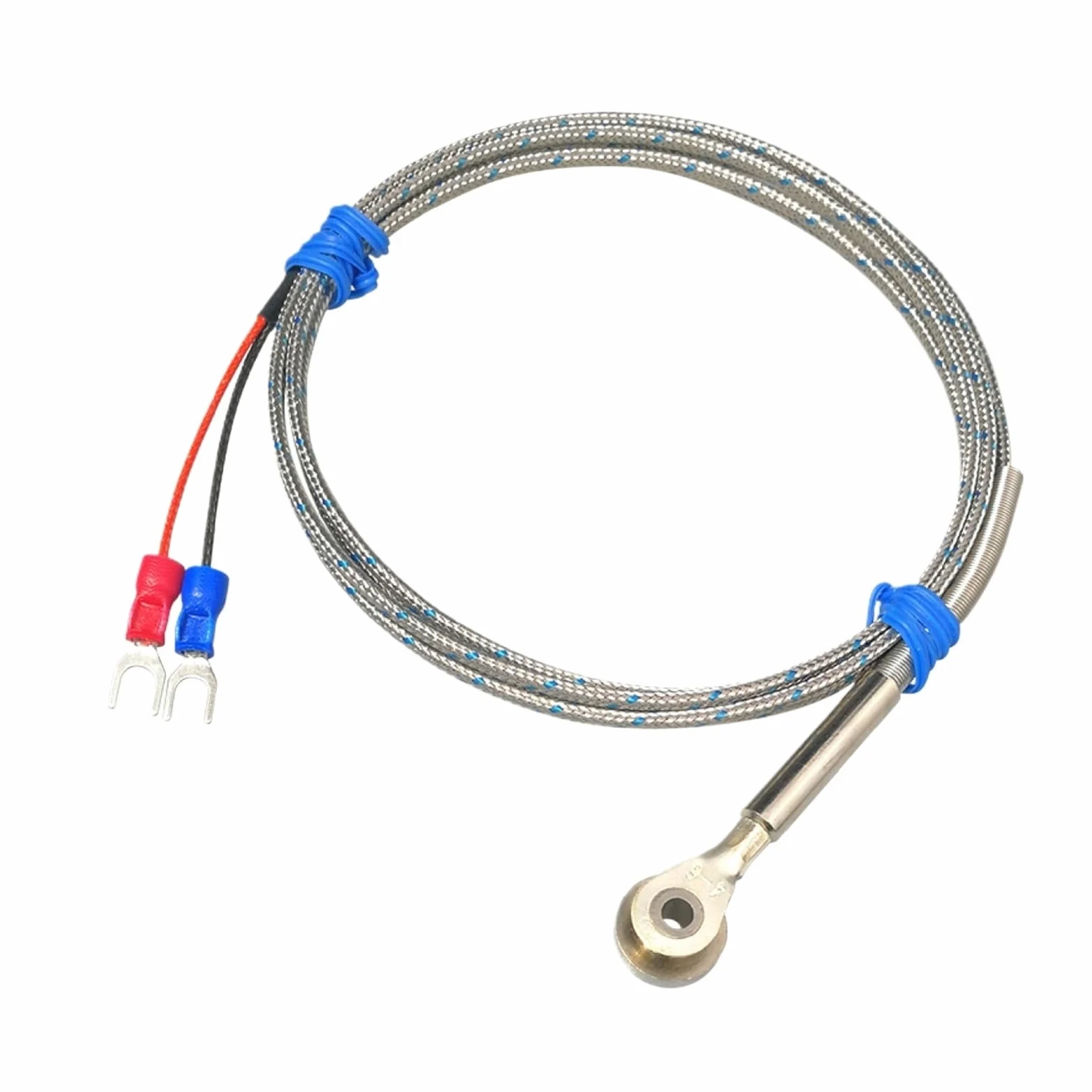 Sonda de termopar tipo K, sensor de temperatura de acero inoxidable tipo J | K-300cm