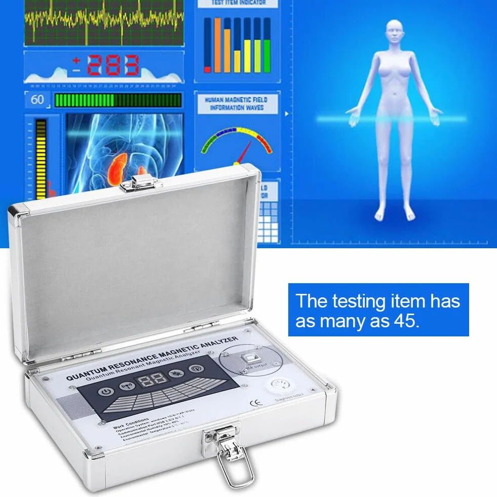 Analizador Magnético De Resonancia Cuántica 3 En 1, Analizador Cuántico, Escáner De Salud Subsaludable Multifuncional Portátil con Análisis 3D, 54 Informes,Resultados Dinámicos Y Confiables.
