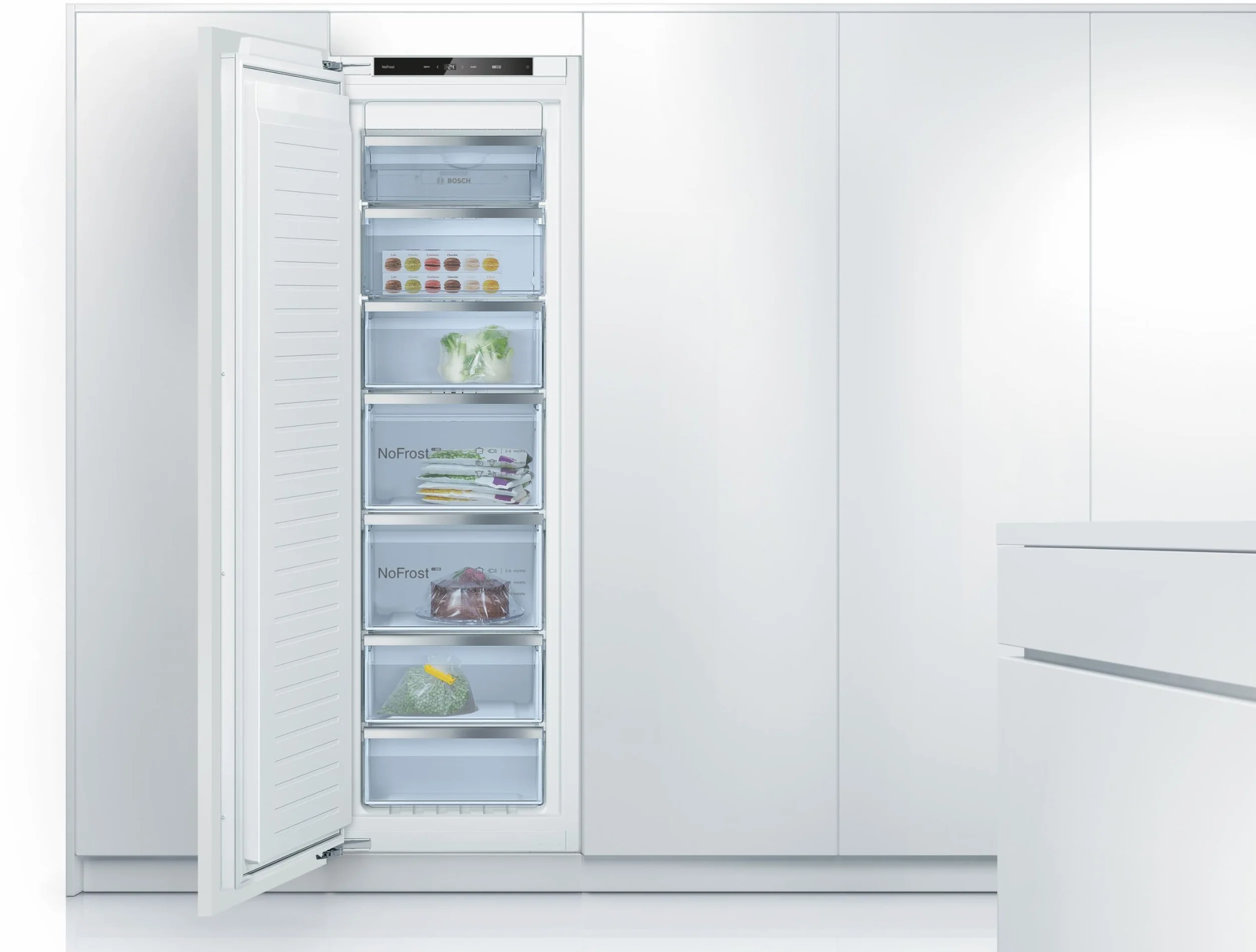 Bosch Congelador Integrable Serie 6 NoFrost 56 cm GIN81ACE0