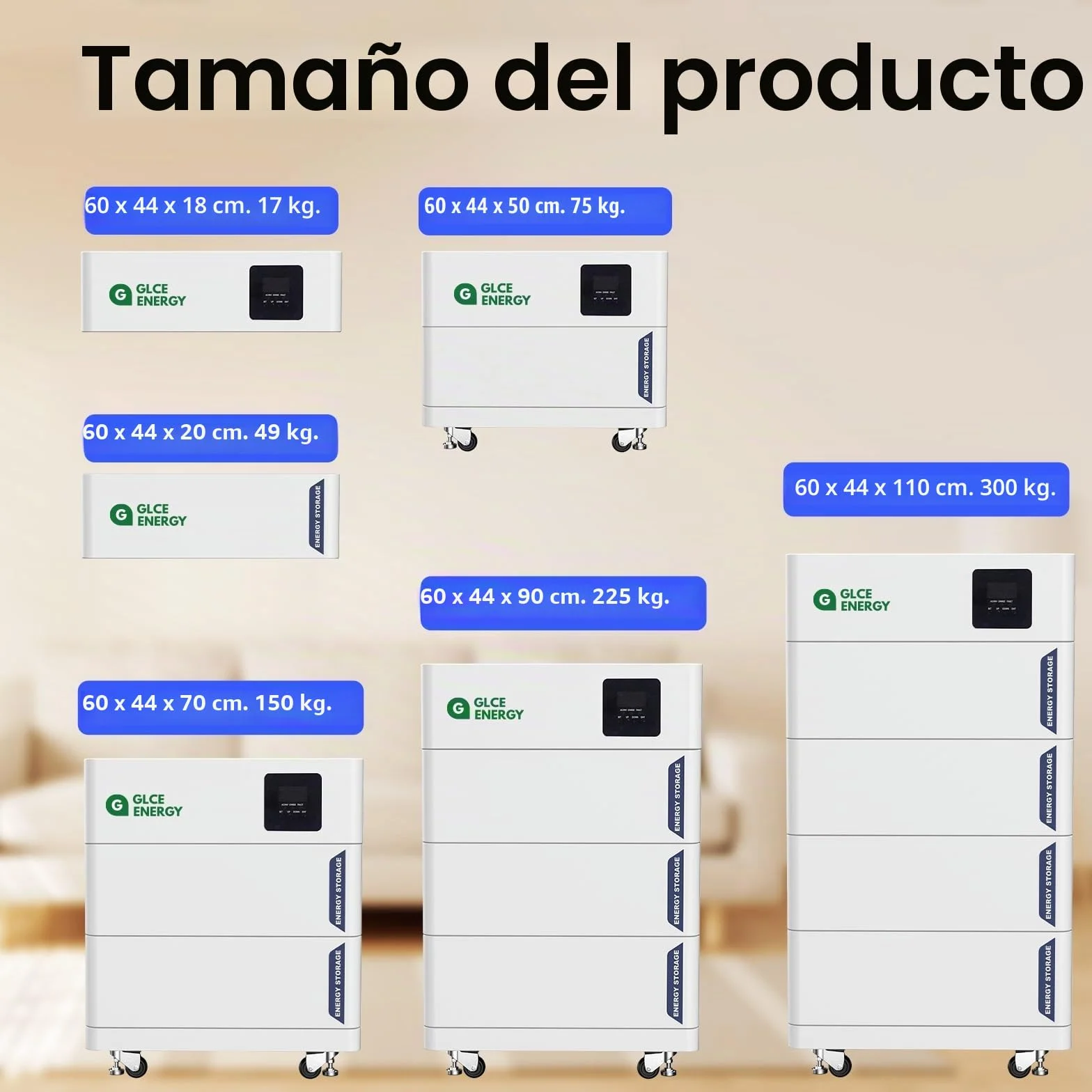 51.2 V 200 Ah Batería apilable LiFePO4 con inversor de 5 kW, estación de energía 10.24 kWh, batería de litio para sistema de almacenamiento solar/RV/sistema de almacenamiento de energía