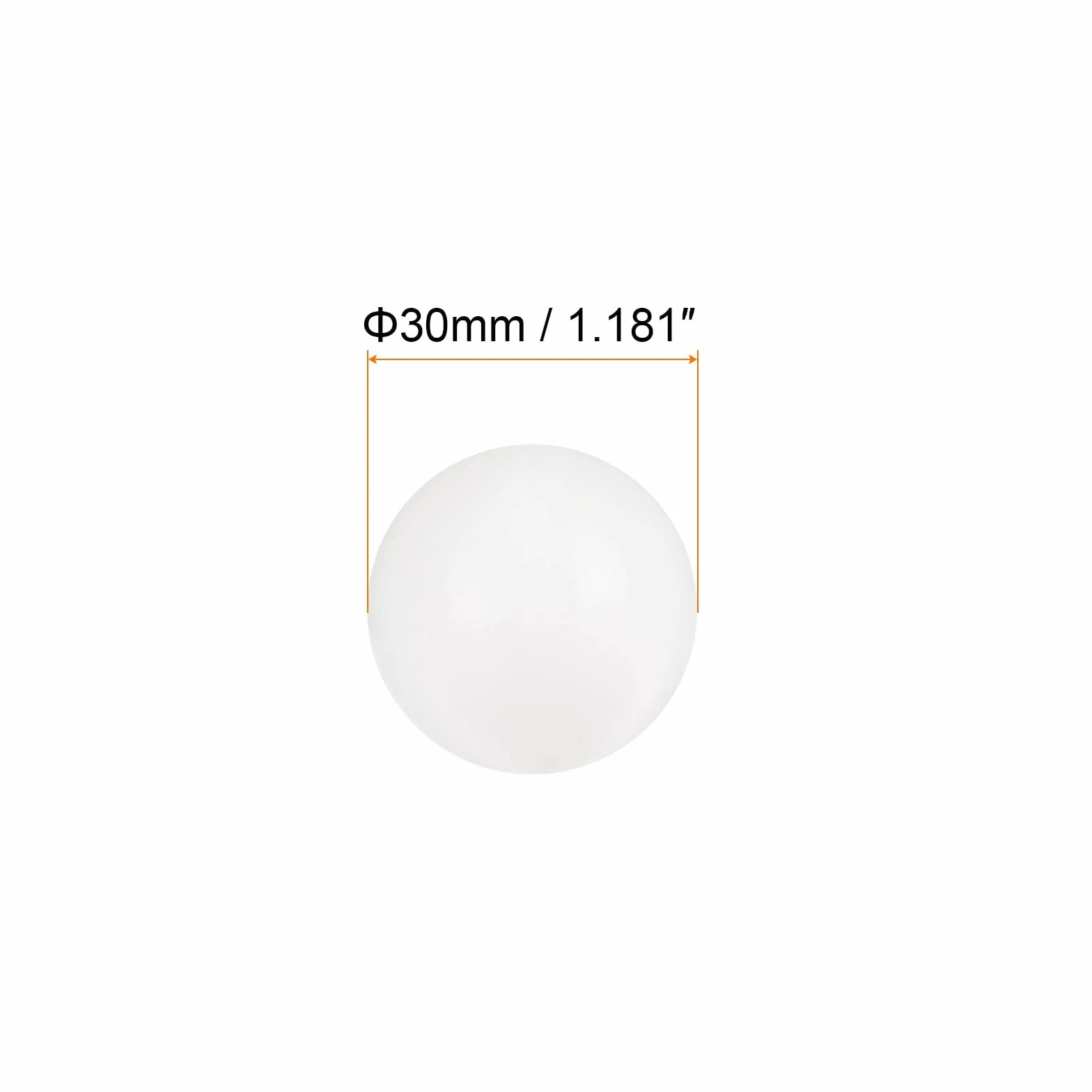 Bolas Plástico Nylon 30mm G3 Precisión Rodamiento Bola