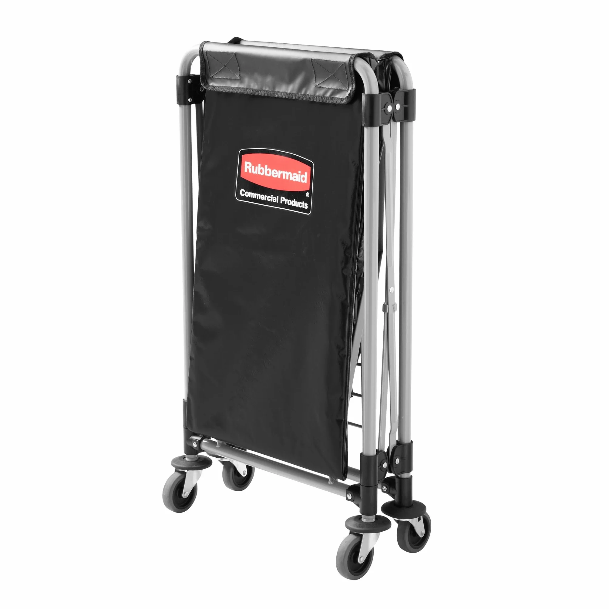 Rubbermaid Commercial Products 1871643 Carro X Plegable, Plata, 150L, 51.6 cm x 61.3 cm x 83.9 cm