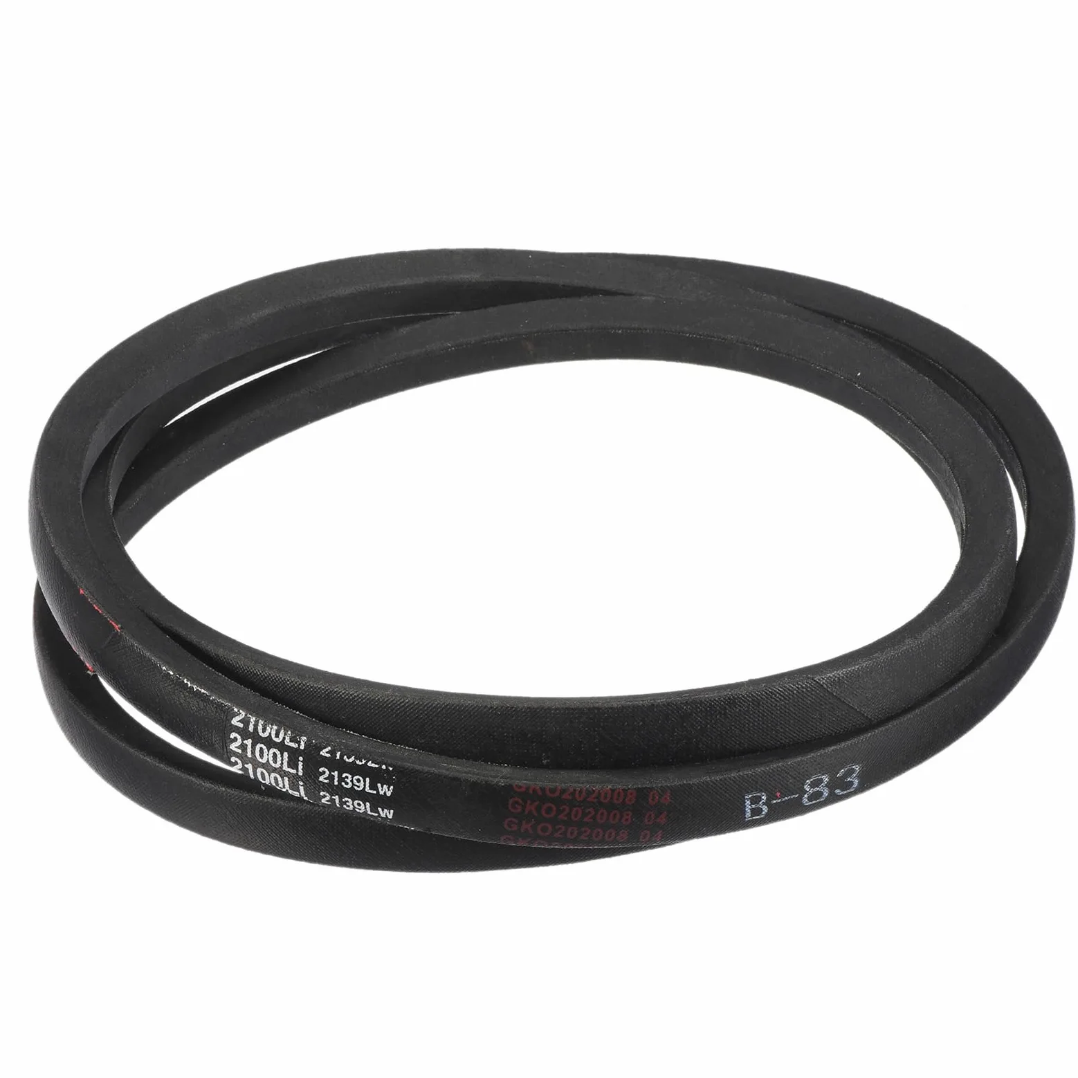 QUARKZMAN 3 Pack B83 Correa Clásica Envuelta En V, 85" Circunferencia Exterior Correa Industrial Envuelta En Goma Perfil B Correa En V Para Maquinaria Industrial, Negro