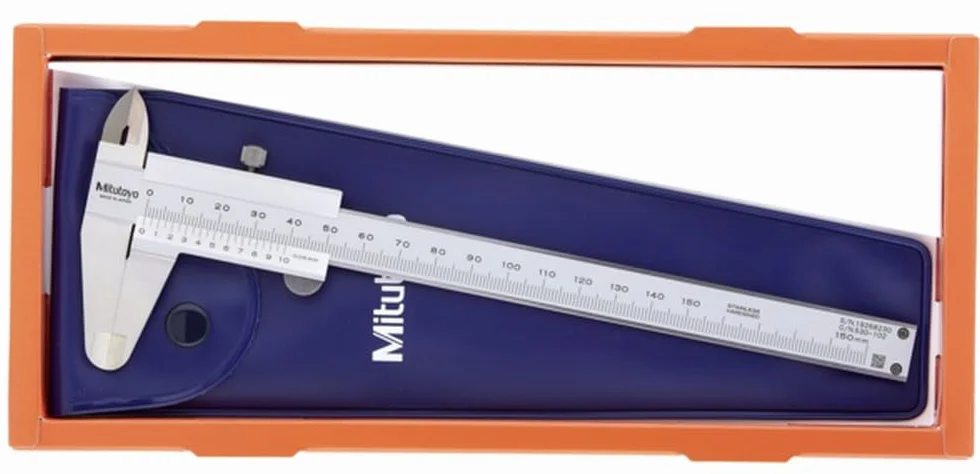 Mitutoyo Calibre Vernier 0-150 mm 1,9 mm Profundidad Bar