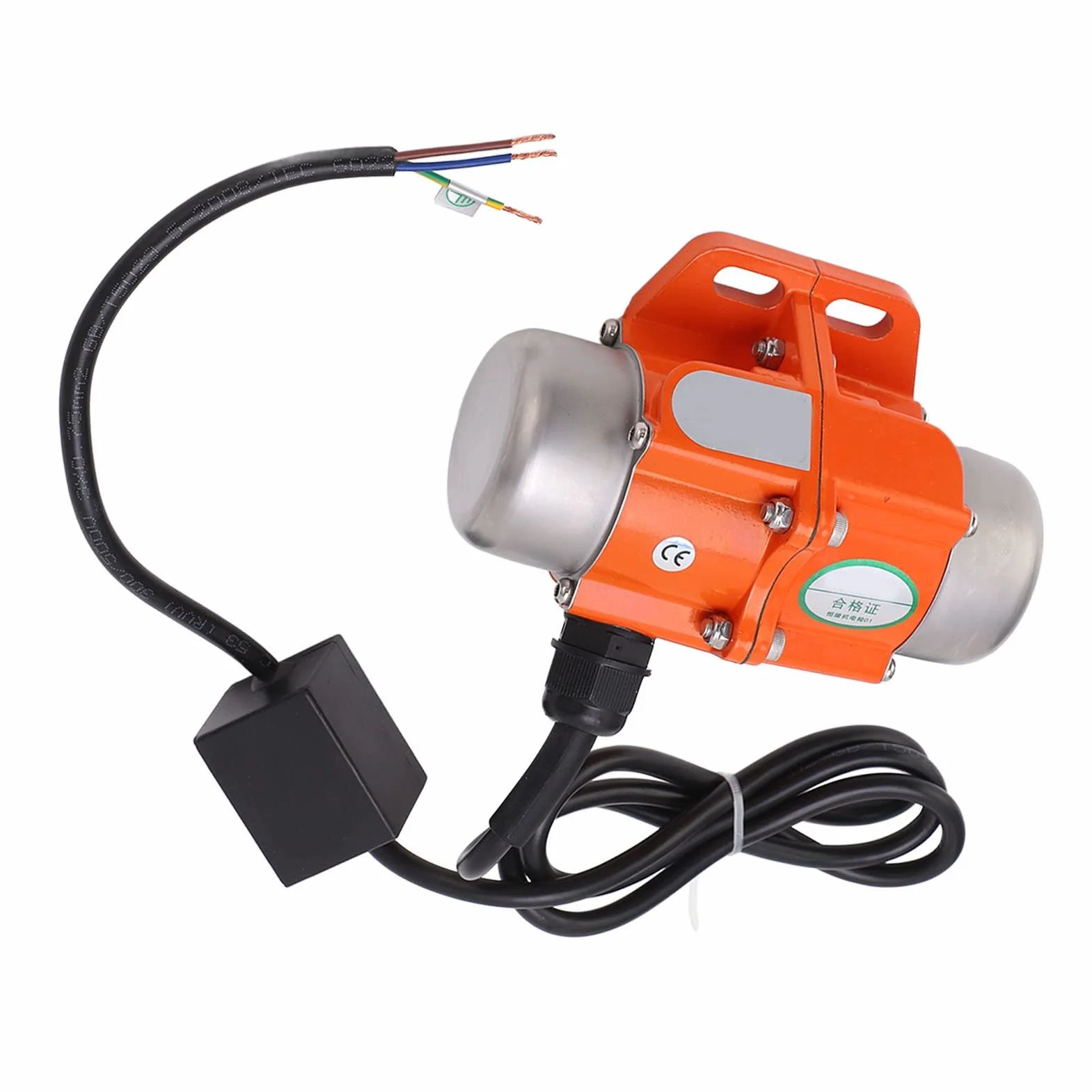Motor vibrante, motor vibratorio as¨ªncrono de bajo ruido, 220 V, m¨¢ximo 3600 RPM, protecci¨®n IP66 para dispositivos de maquinaria(#4)