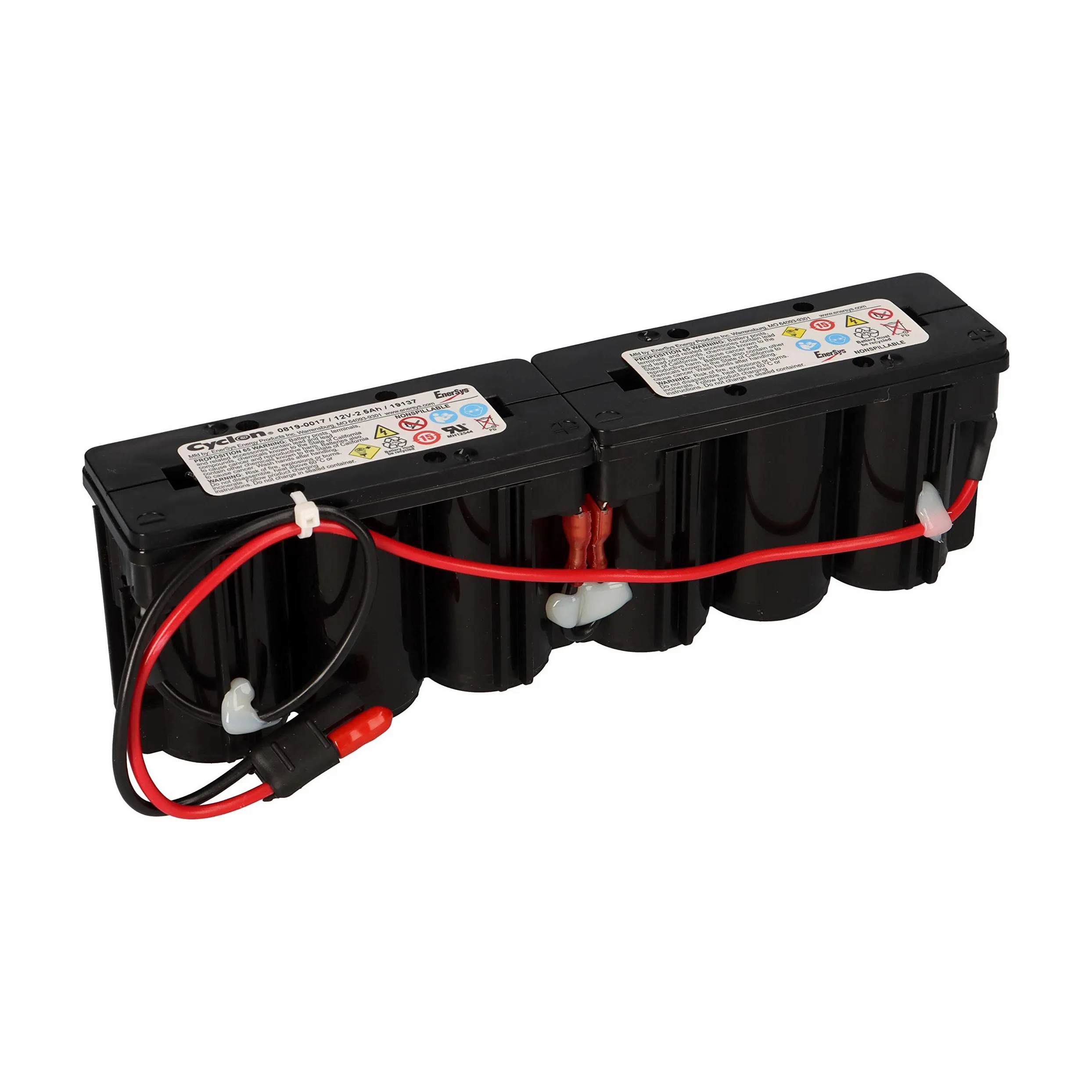 WSB Battery Hawker Cyclon 0819-0017 SAEJ-928A-3 - Monoblock (12 V, 2,5 Ah, plomo PB, conector y cable