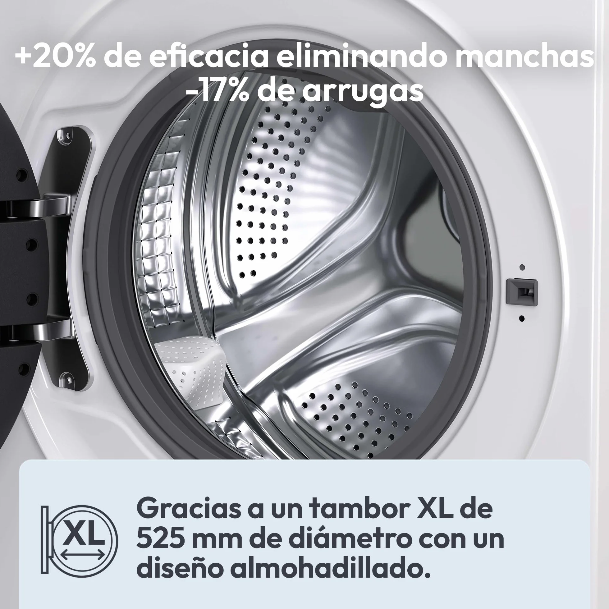 Candy ProWash&Dry 500 BWR 4128BL8-S Lavasecadora 12KG+8KG 1400RPM Motor Inverter SpeedDrive Wifi Blanca