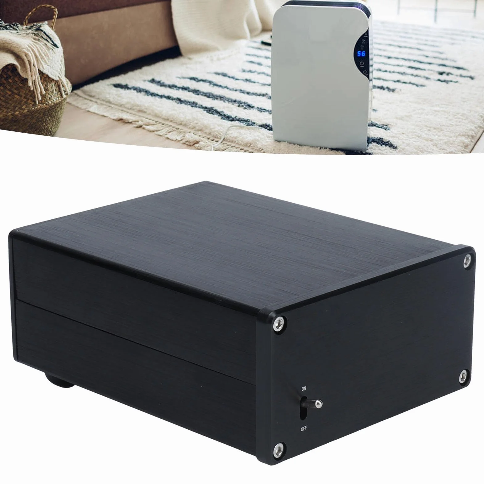 Fuente de Alimentación Regulada Lineal Voltaje Estabilizado CA 250 V 25 W Protección contra Sobrecarga contra Cortocircuitos Aleación de Aluminio para Interruptores (12V)