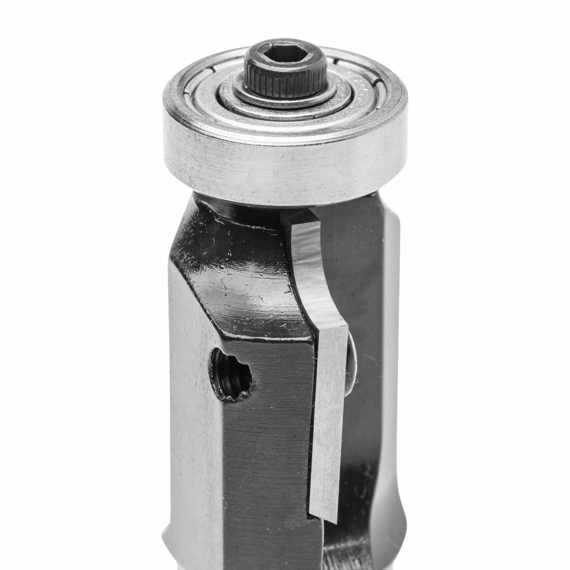 ENT 20336 WePla Fresa de radio cóncavo y Fresa de radio cóncavo carburo, vástago (S) 8 mm, Diámetro (D) 26 mm, (NL) 19,5 mm, (R) 5 mm, (ØKL) 16/13 mm, con dos rodamientos de bola