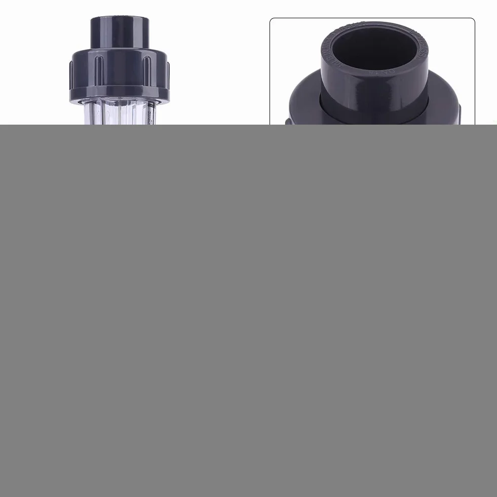 Medidor de flujo de agua tipo tubo 25-250L/H Caudalímetro instantáneo de plástico