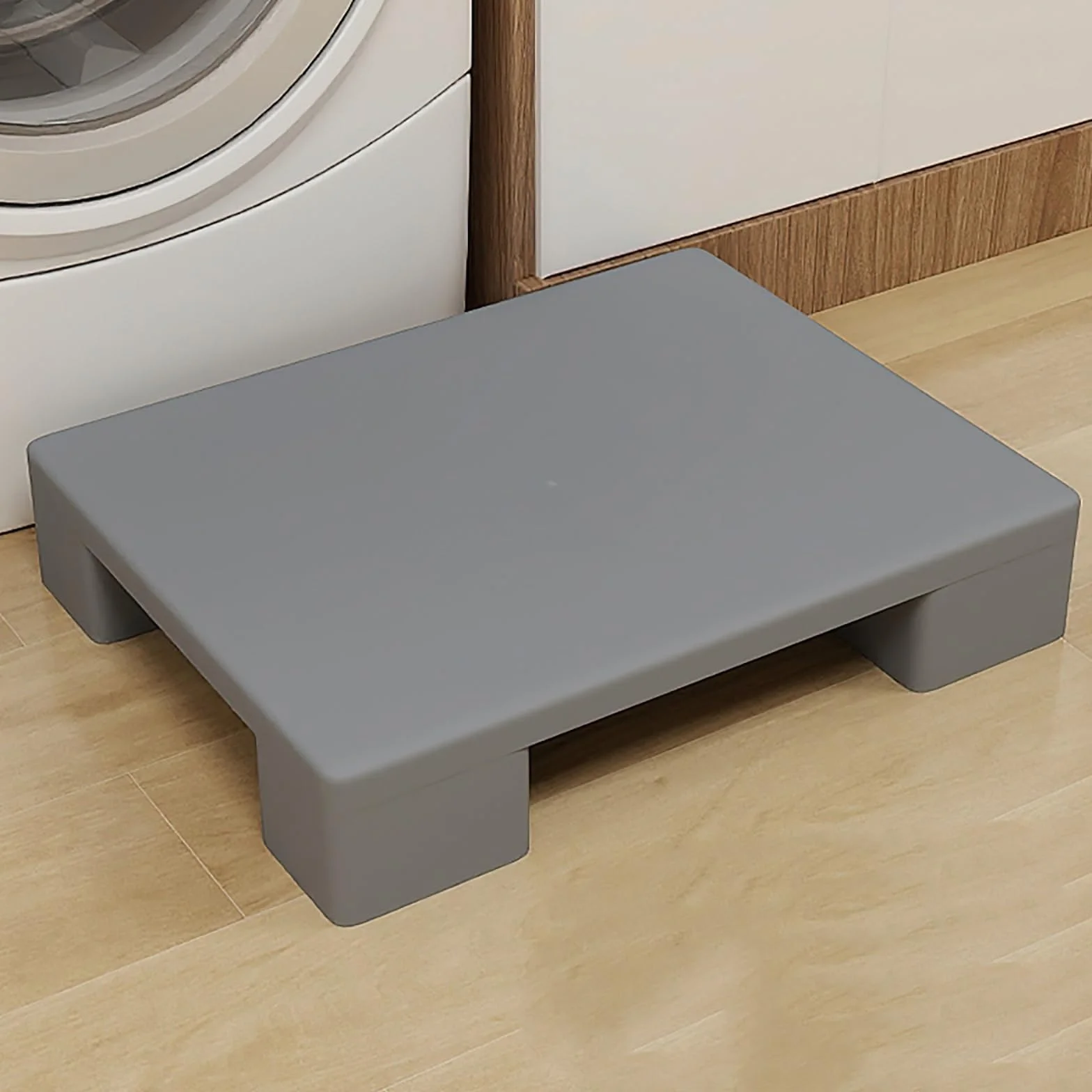 Palets Plastico para Almacenamiento en Sótanos Palet Plastico para Cocinas Supermercados Garajes Armarios Exteriores y Trasteros(Gray,60x50cm)