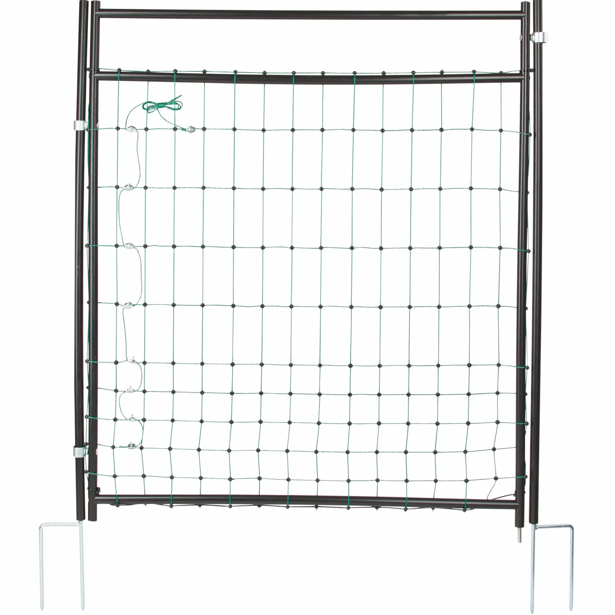 Kerbl Puerta para Valla eléctrica electrificable 86 cm 95-125 cm Montaje rápido