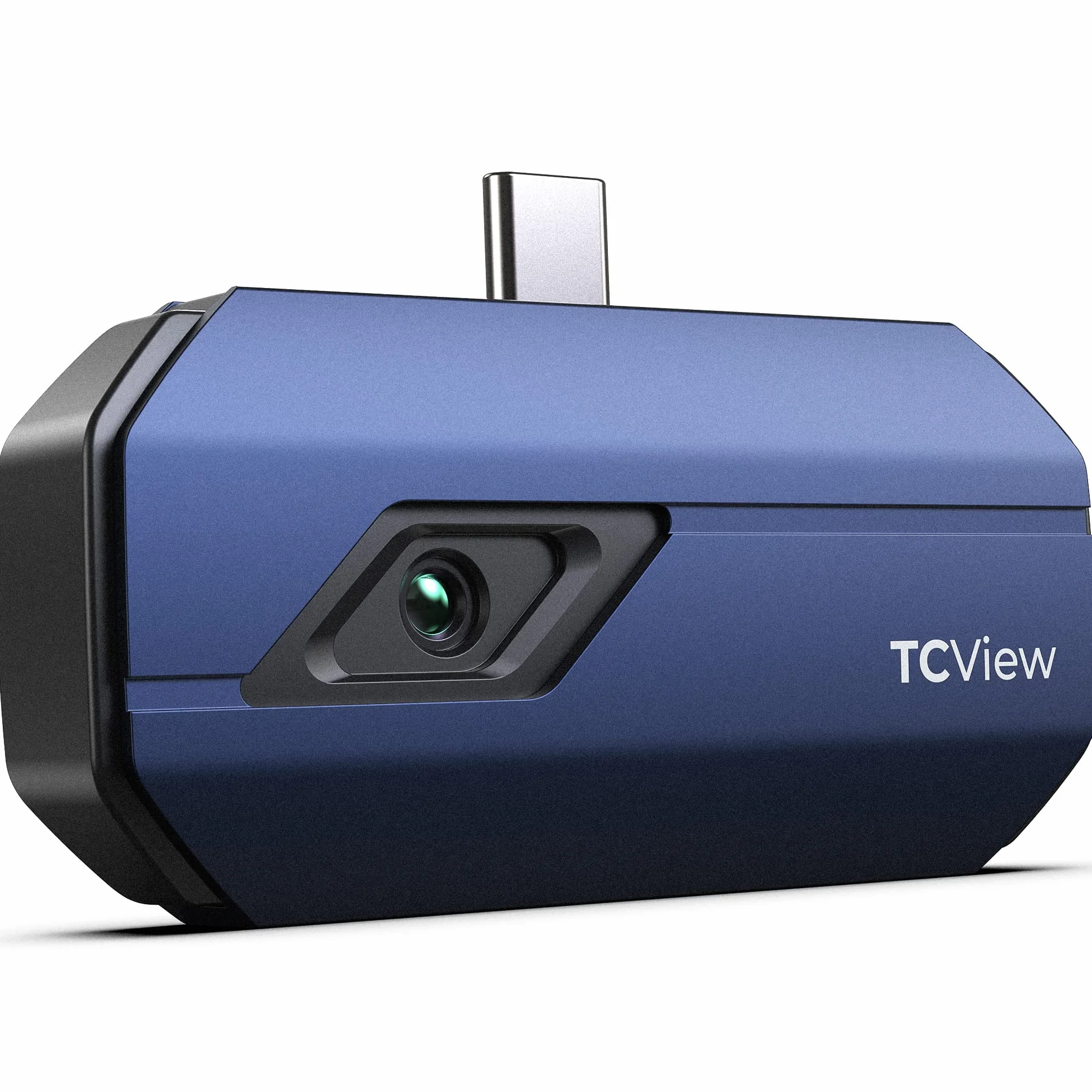 TOPDON TC001 Cámara Térmica Profesional para Android, 512x384 TISR Alta Resolución Cámara Termográfica Infrarroja, Rango de medición de la temperatura -20℃ a 550℃, Precisión 0.1℃ (Azul)