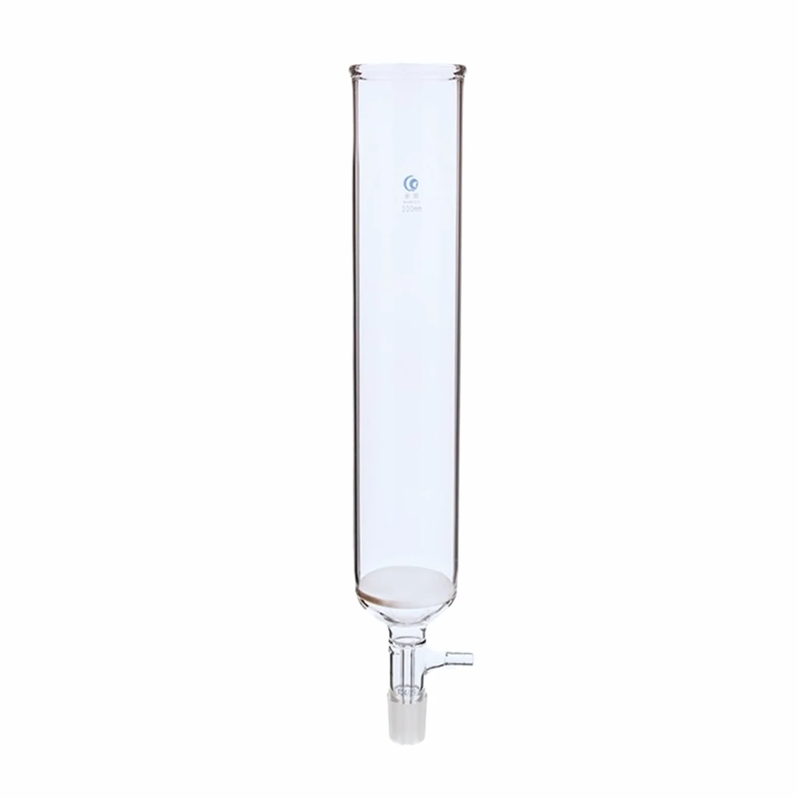1 columna cromatográfica de vidrio de laboratorio con conexión esmerilada 19#/24#, columna de cromatografía de filtro de succión con placa de arena (junta de 30 x 300 mm 24)