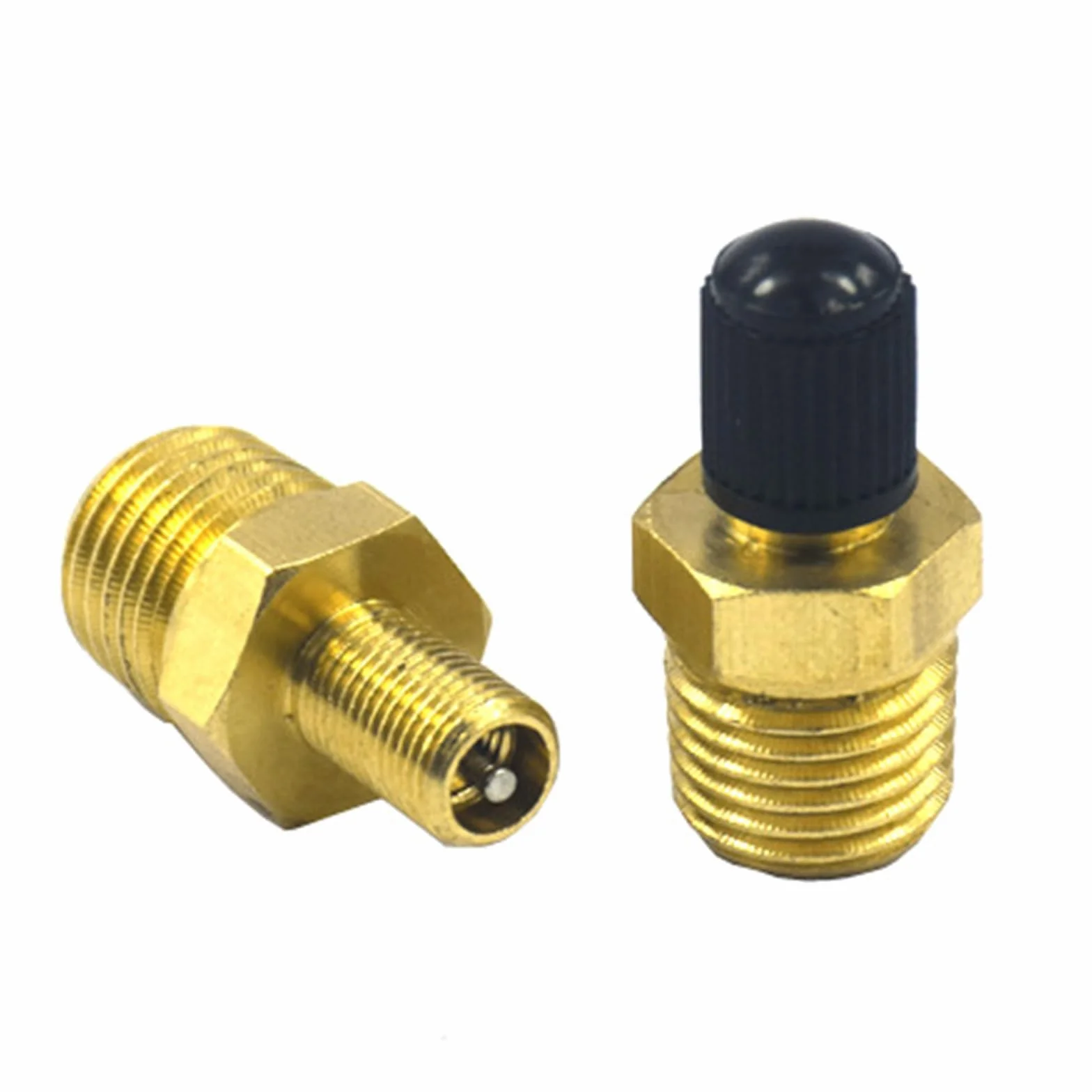 Válvula de latón compresor de aire 1/4" NPT rosca adaptador neumático