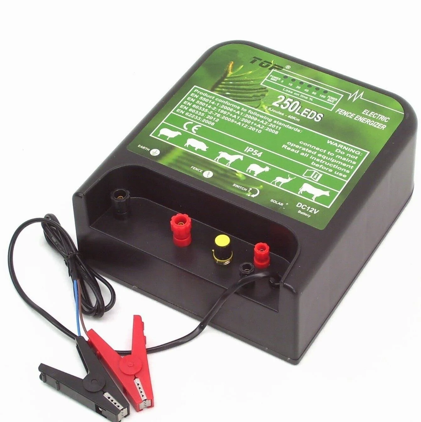Apex Valla eléctrica para vallas (12 V, 2,5 julios)