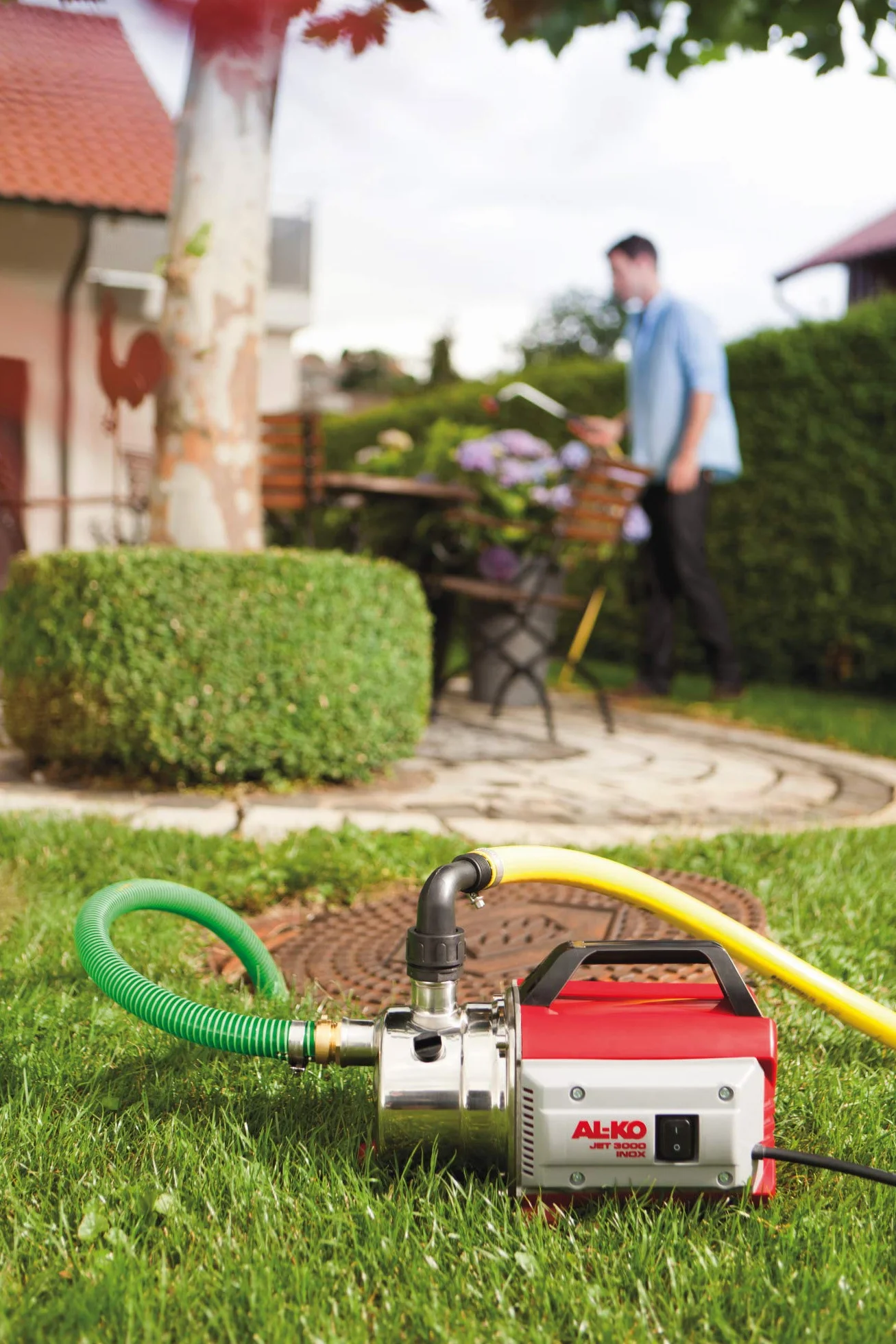 AL-KO Gartenpumpe JET 3000 Inox Classic 650 W 3100 l/h
