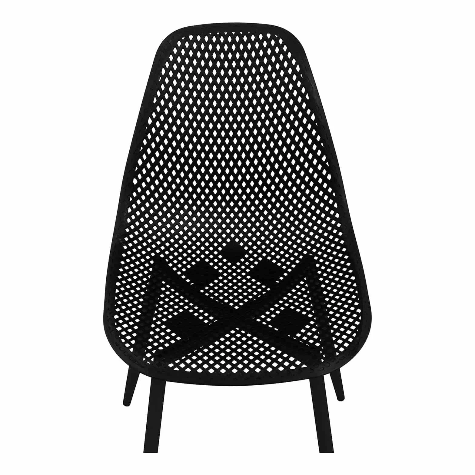 Fromm & Starck Set Sillas para Sala De Espera Cocina Asiento Star_Seat_13 (4 Unidades, hasta 150 kg, Asiento de 46 x 51,5 cm, Color: Negro)